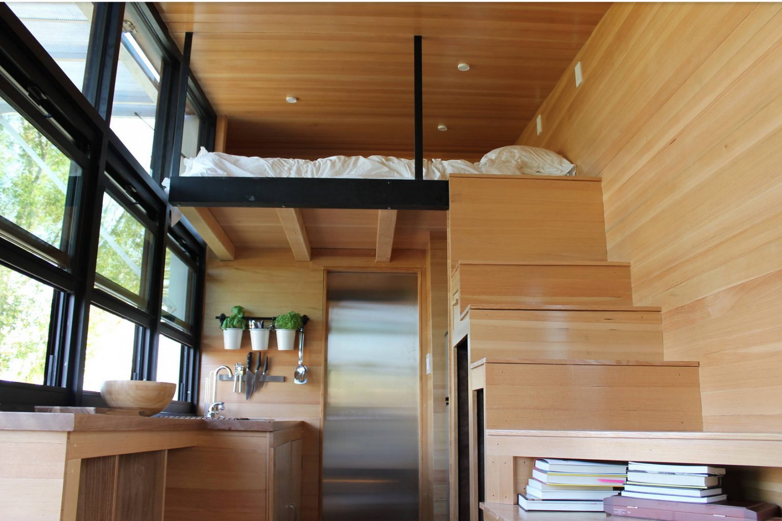 intérieur mini maison mobile