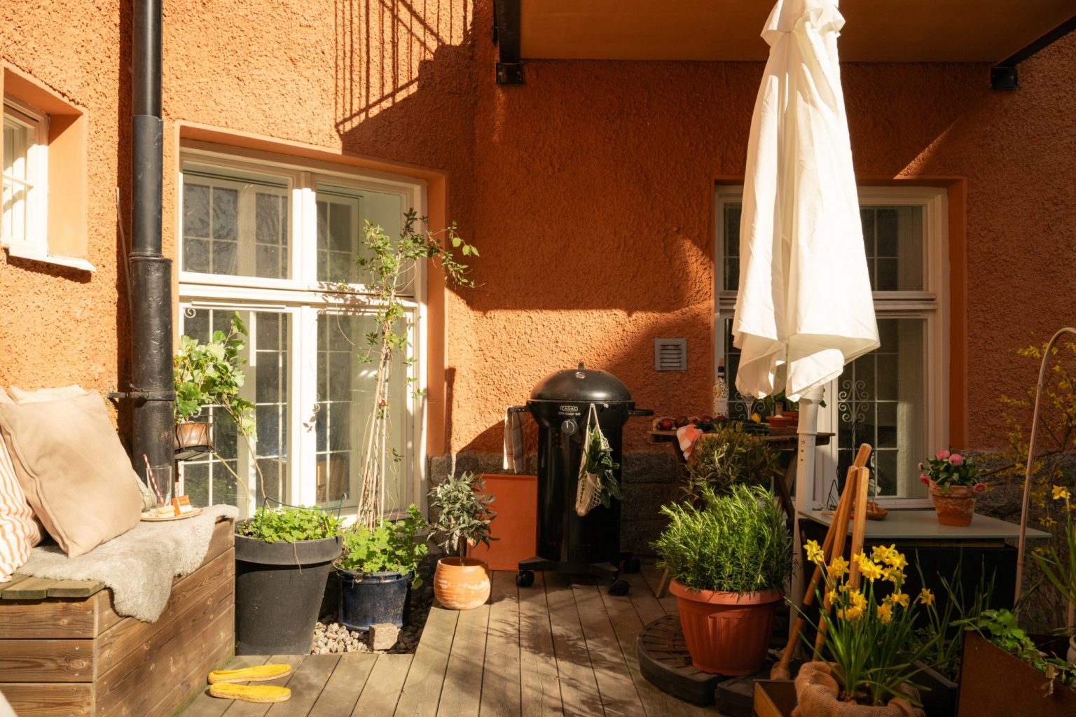 patio aménagé