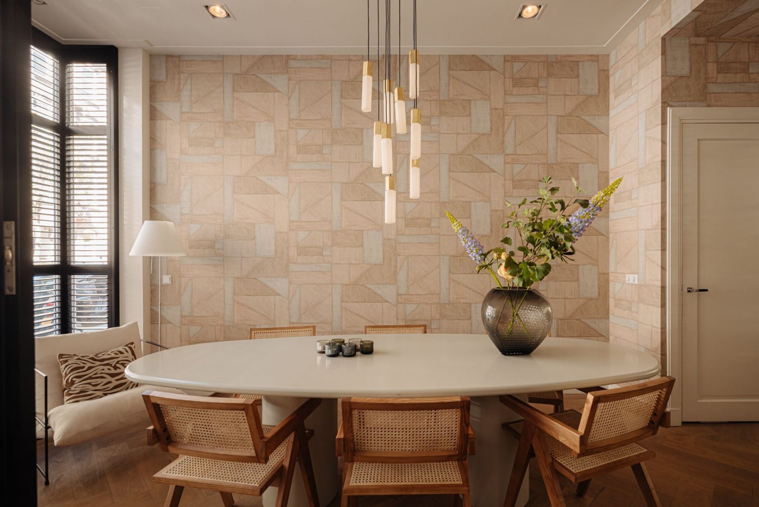 salle à manger appartement en duplex Amsterdam