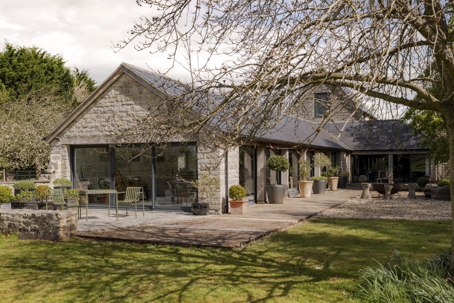 terrasse maison contemporaine
