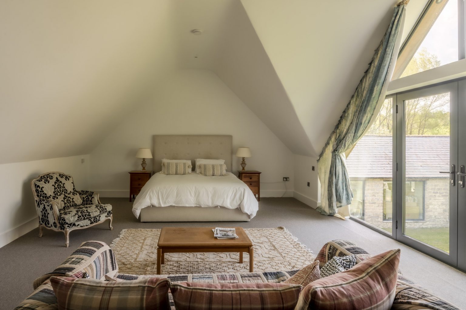 chambre mansardée maison contemporaine