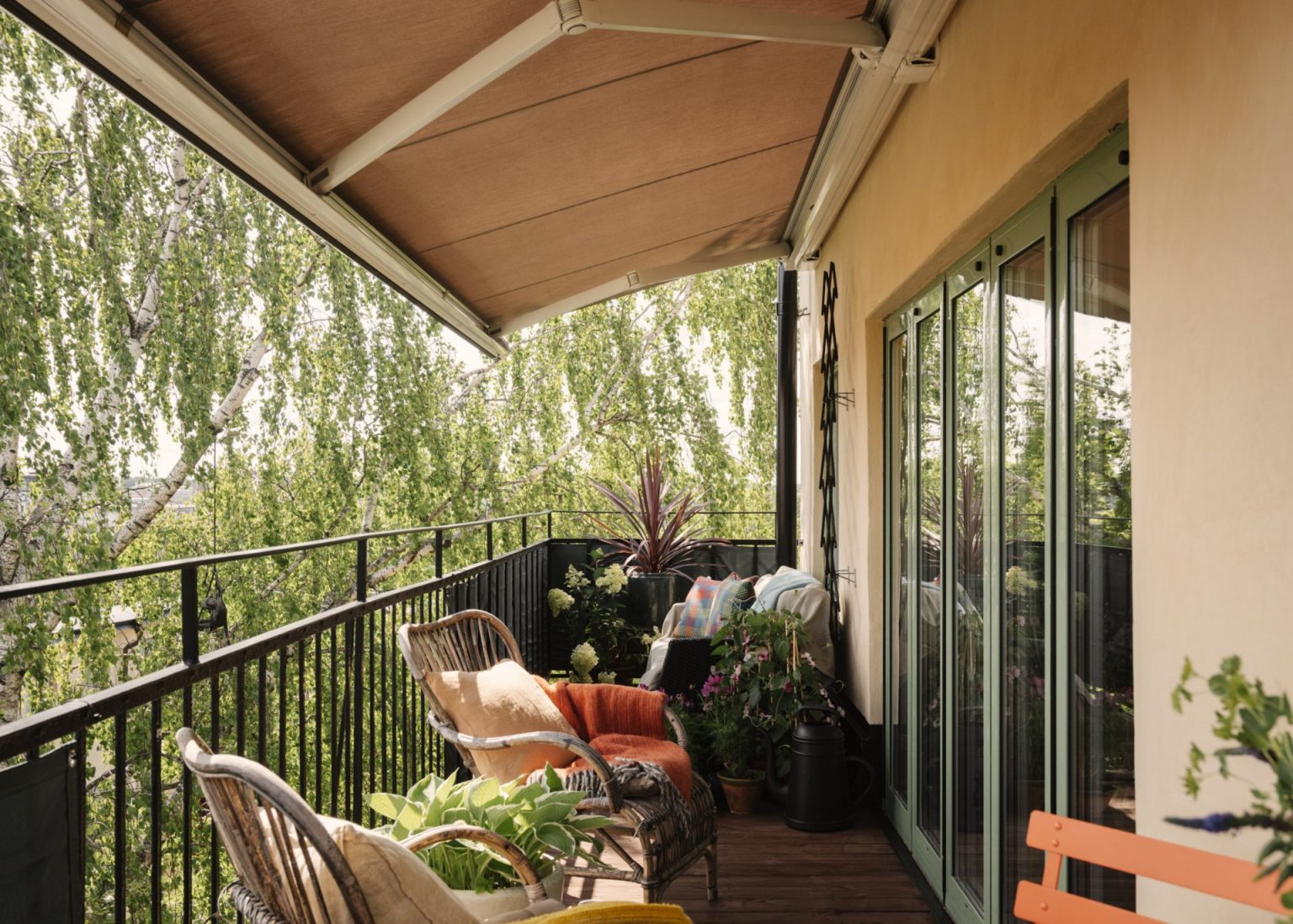 terrasse appartement en attique