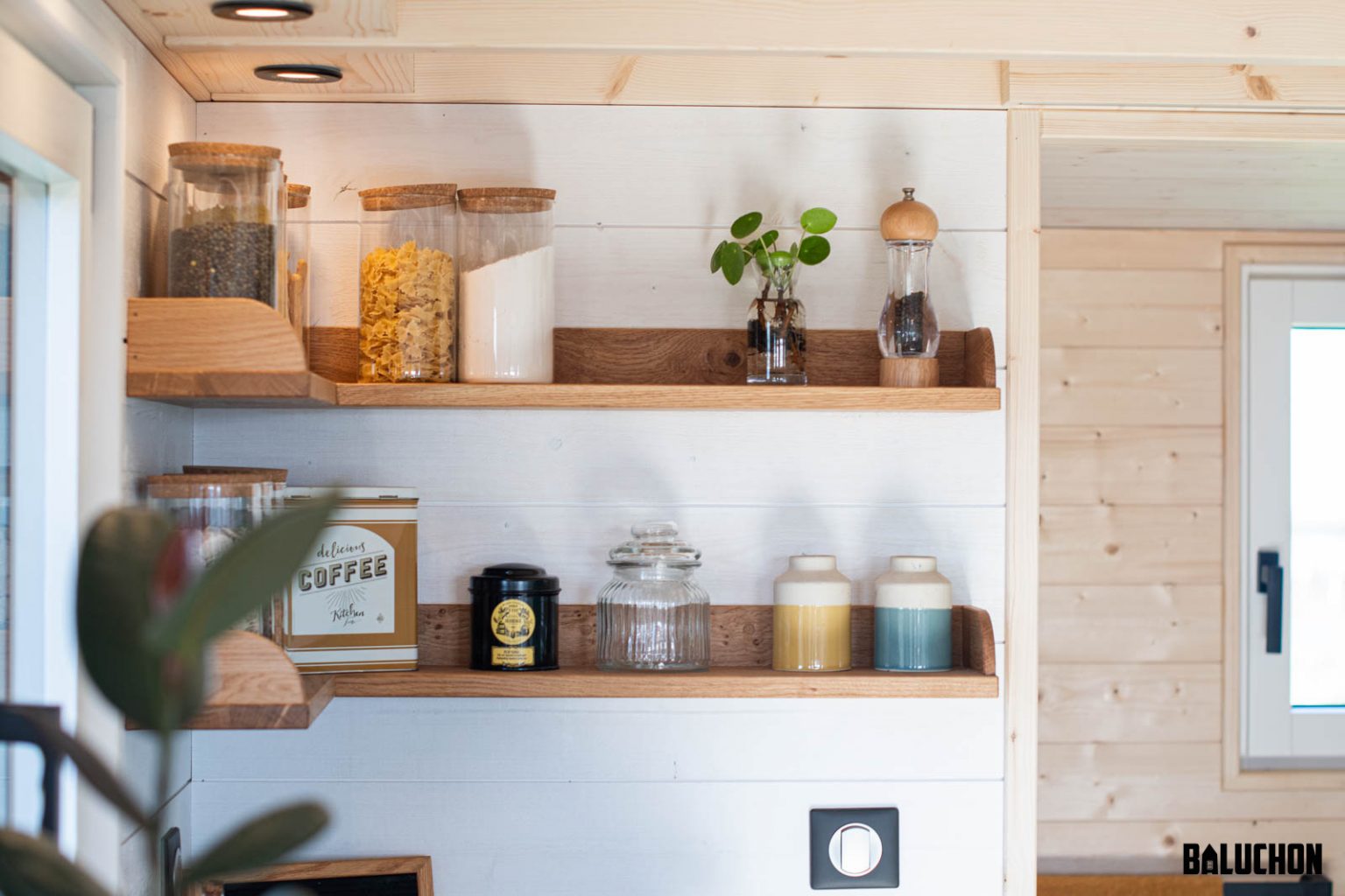 intérieur mini maison mobile Baluchon