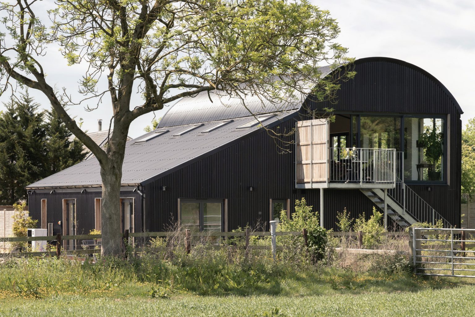 maison contemporaine façade métal