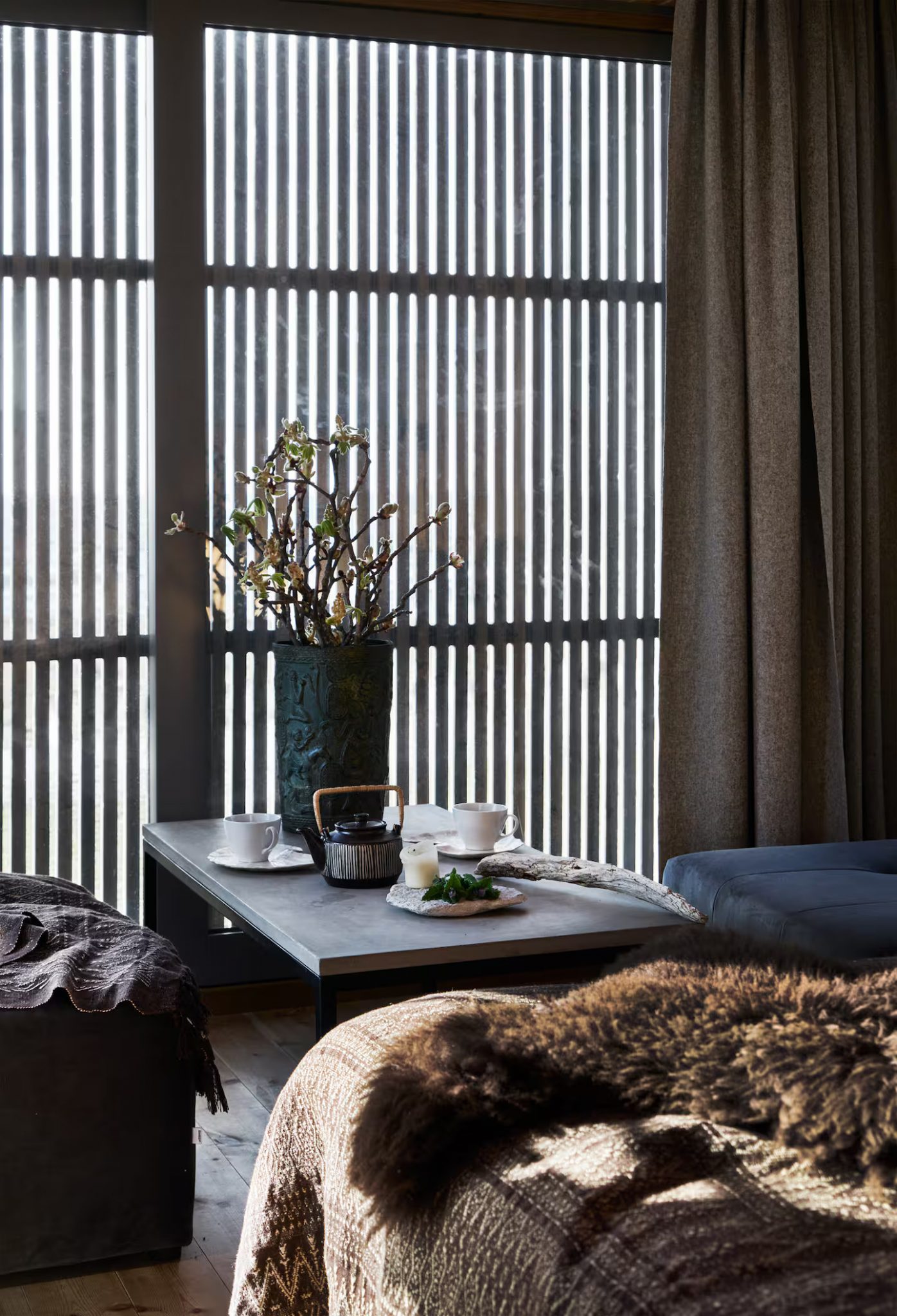 salon cabane en bois Beach Cabin