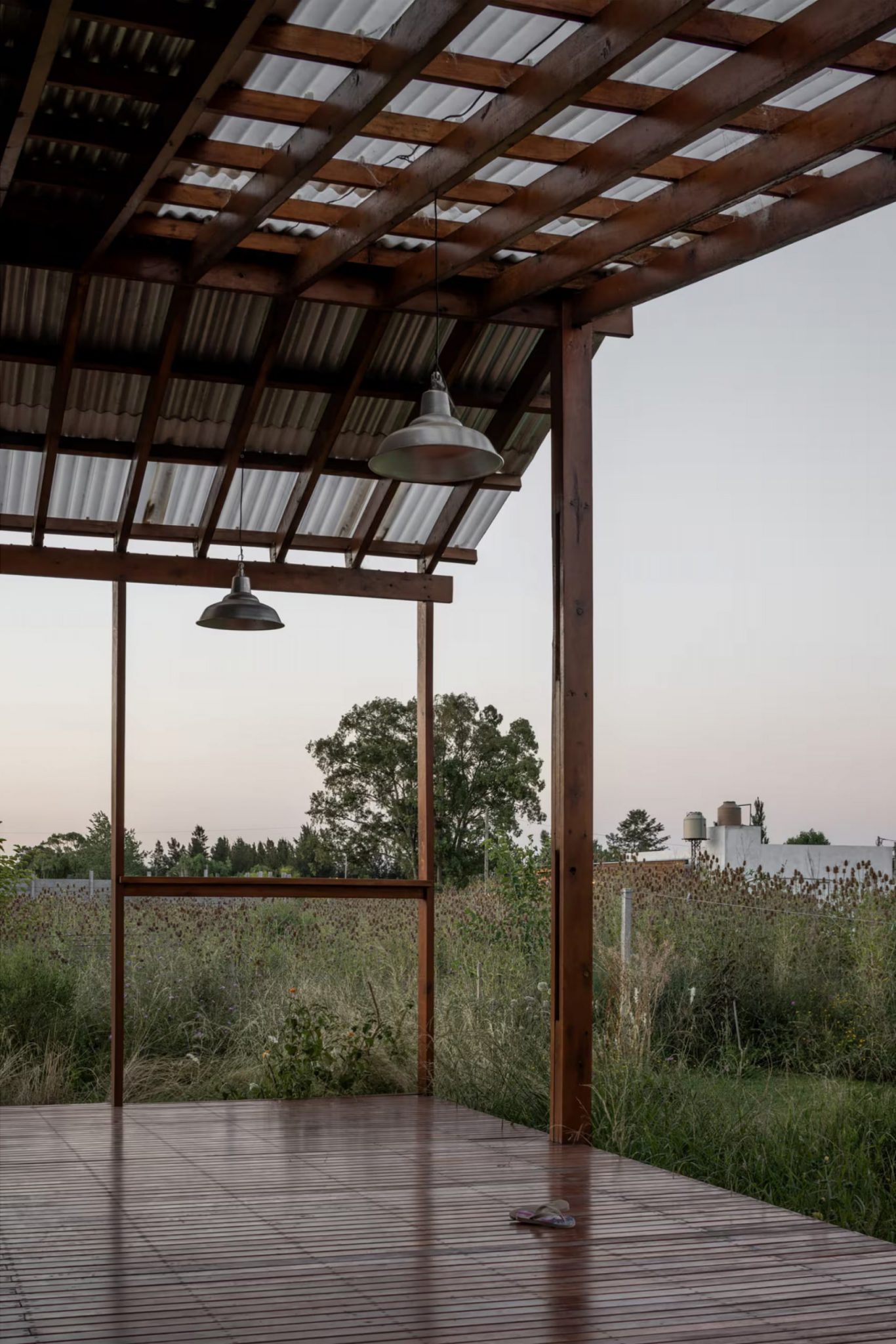 terrasse en bois avec pergola