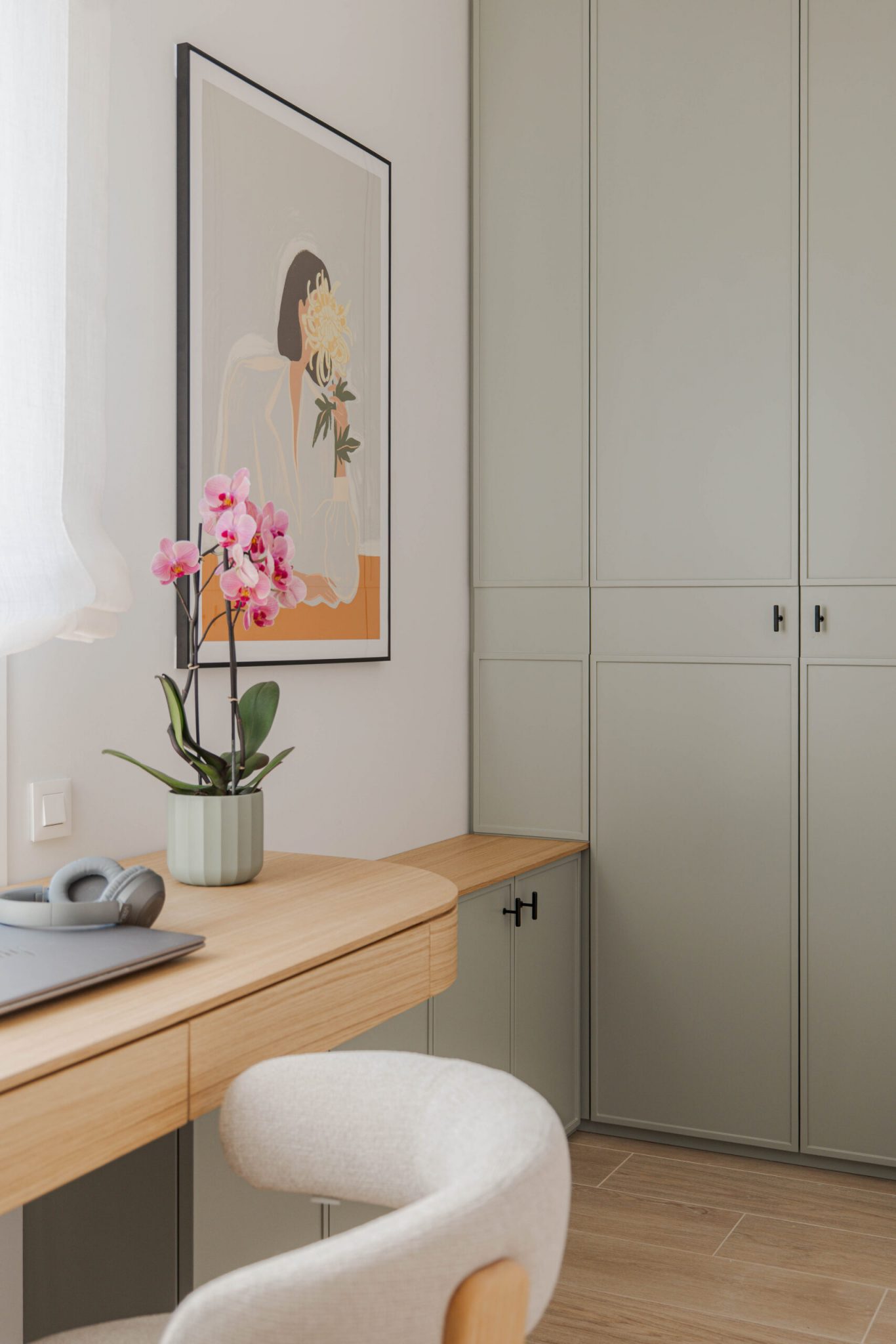 bureau avec mobilier sur mesure