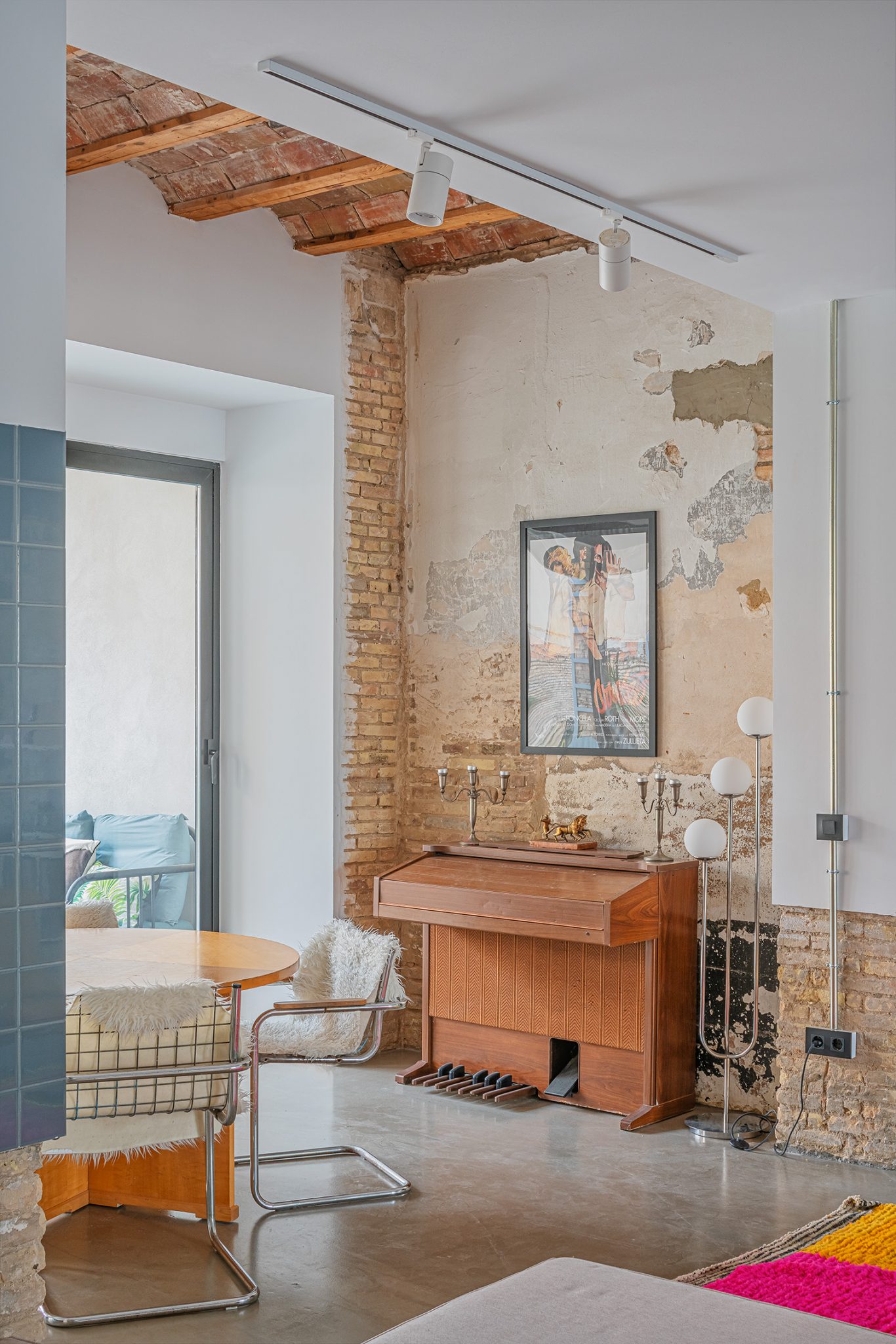 salon maison loft décoration vintage