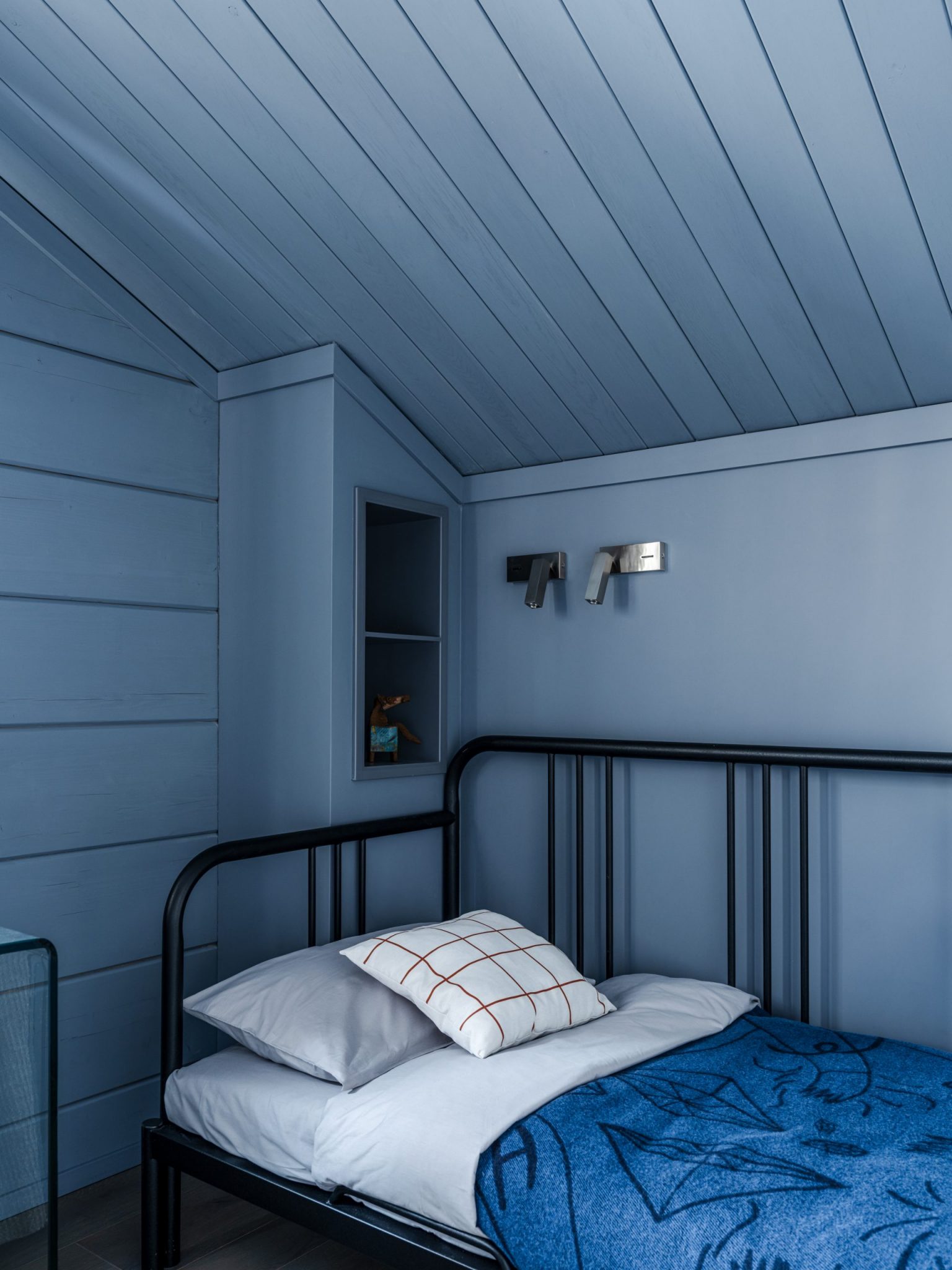 chambre bleue adolescent