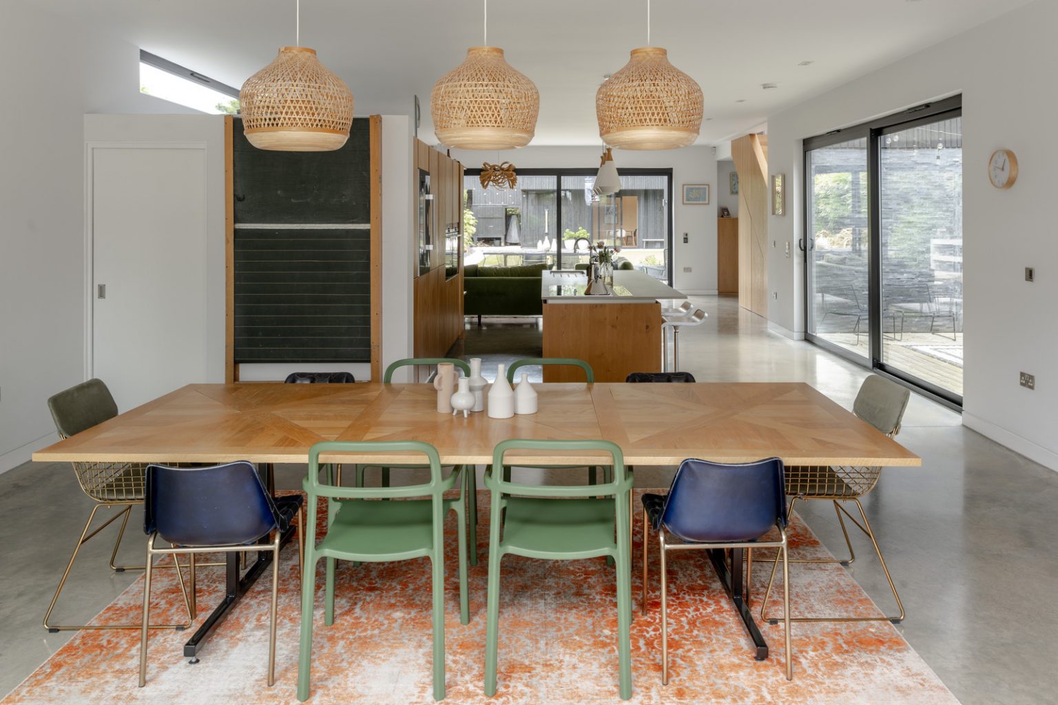 salle à manger décoration contemporaine