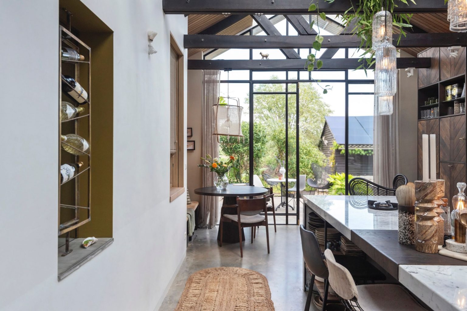 cuisine ouverte maison contemporaine