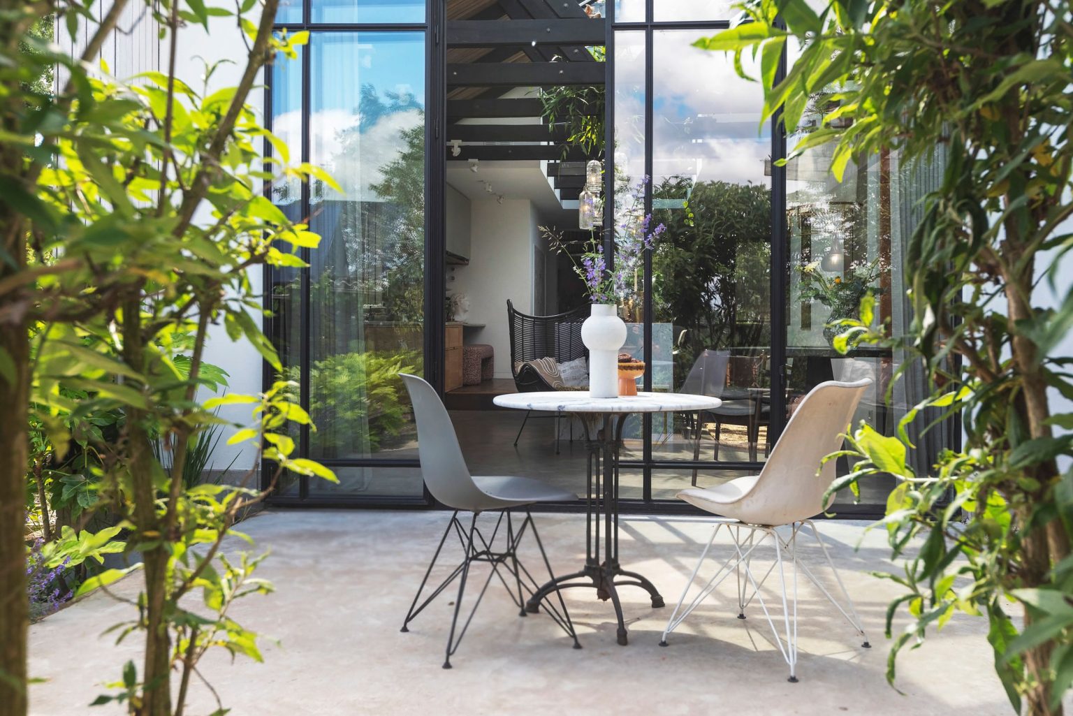 terrasse maison contemporaine