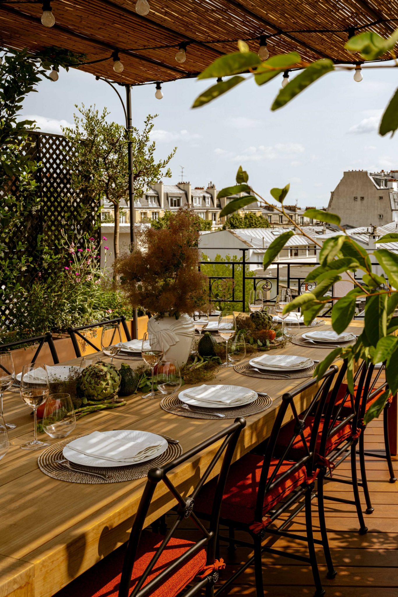 terrasse vue toits maison Montmartre Iconic House
