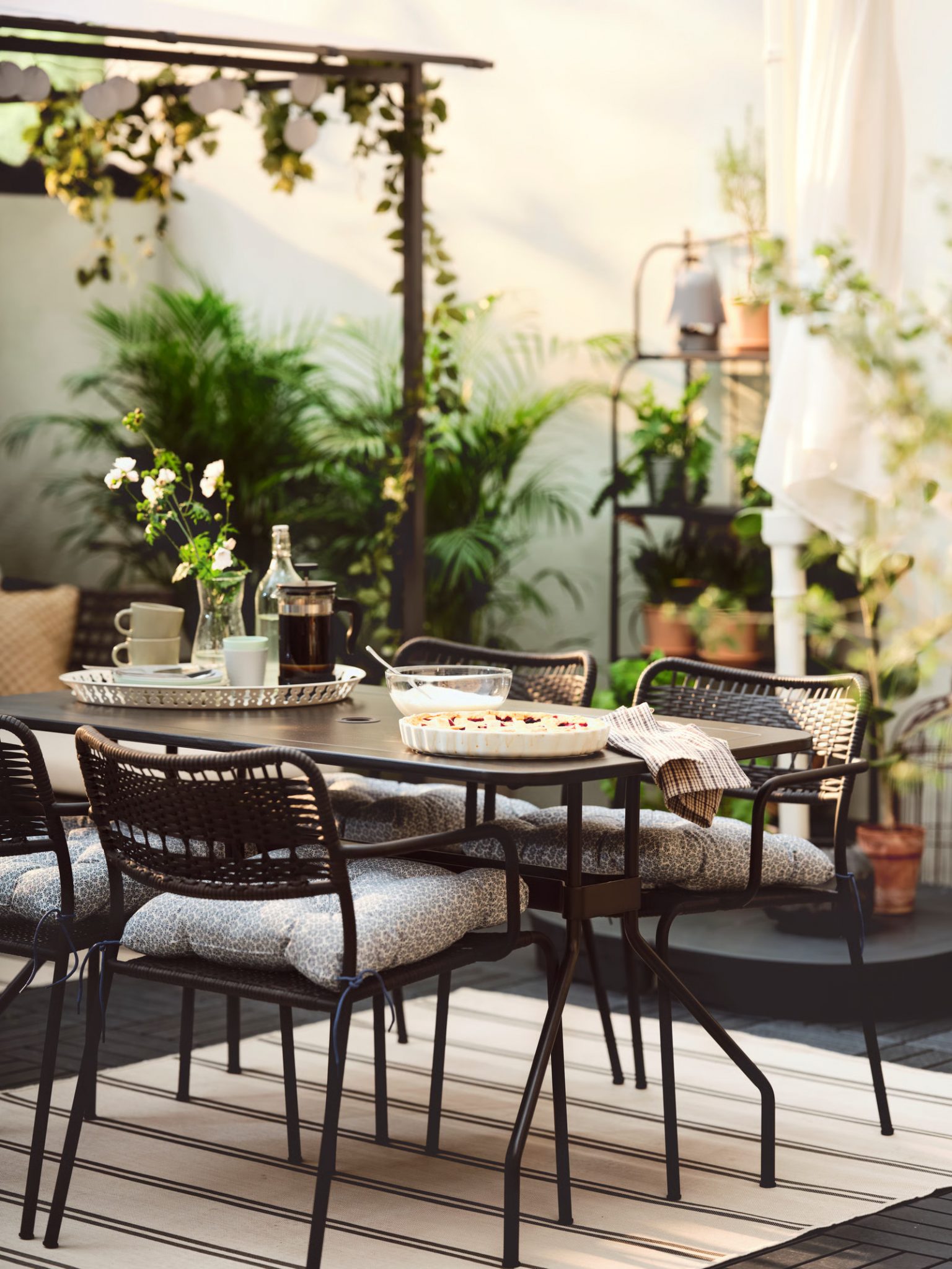 jardin de ville aménagé par IKEA