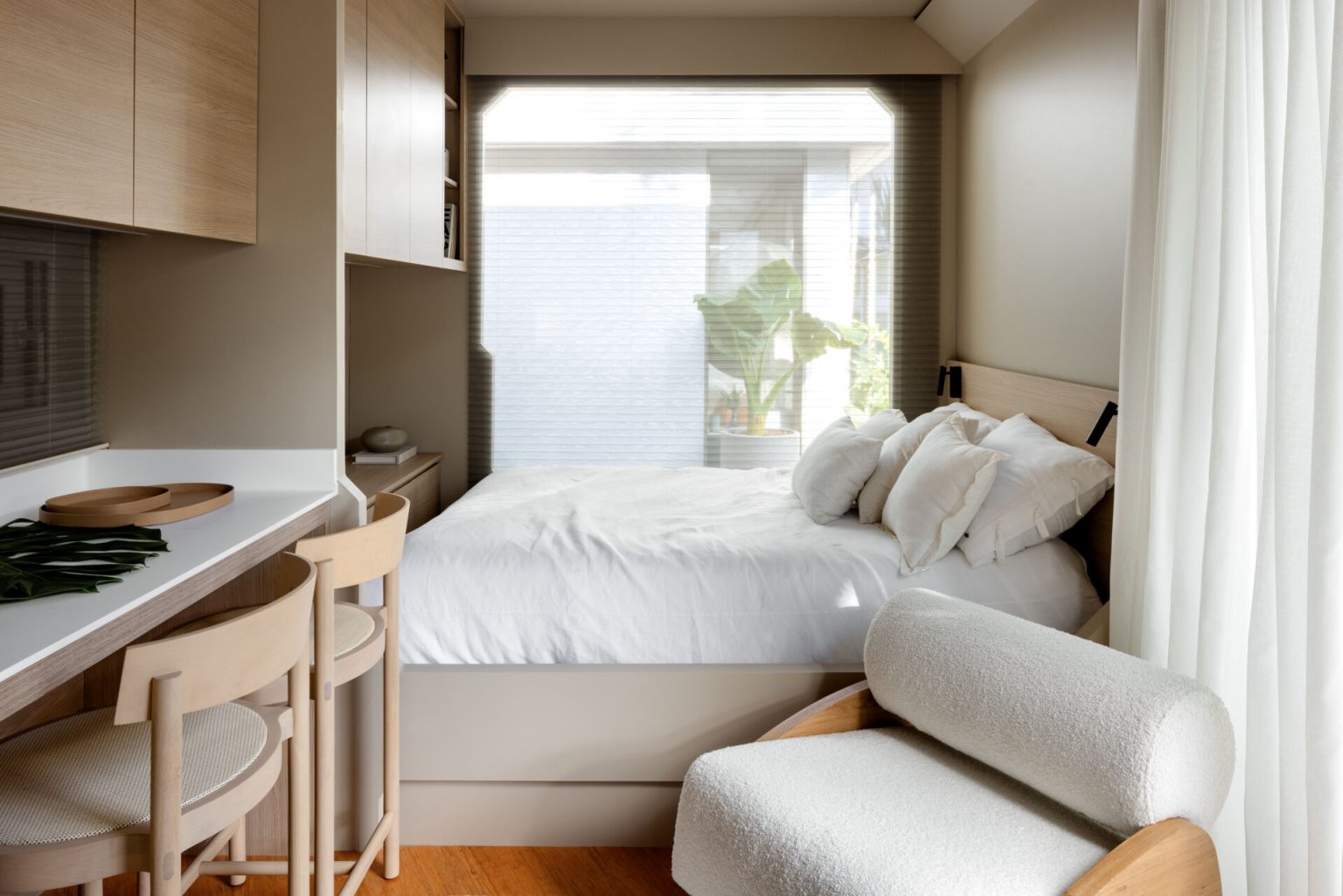 intérieur petite maison de 18m2 Nomadem