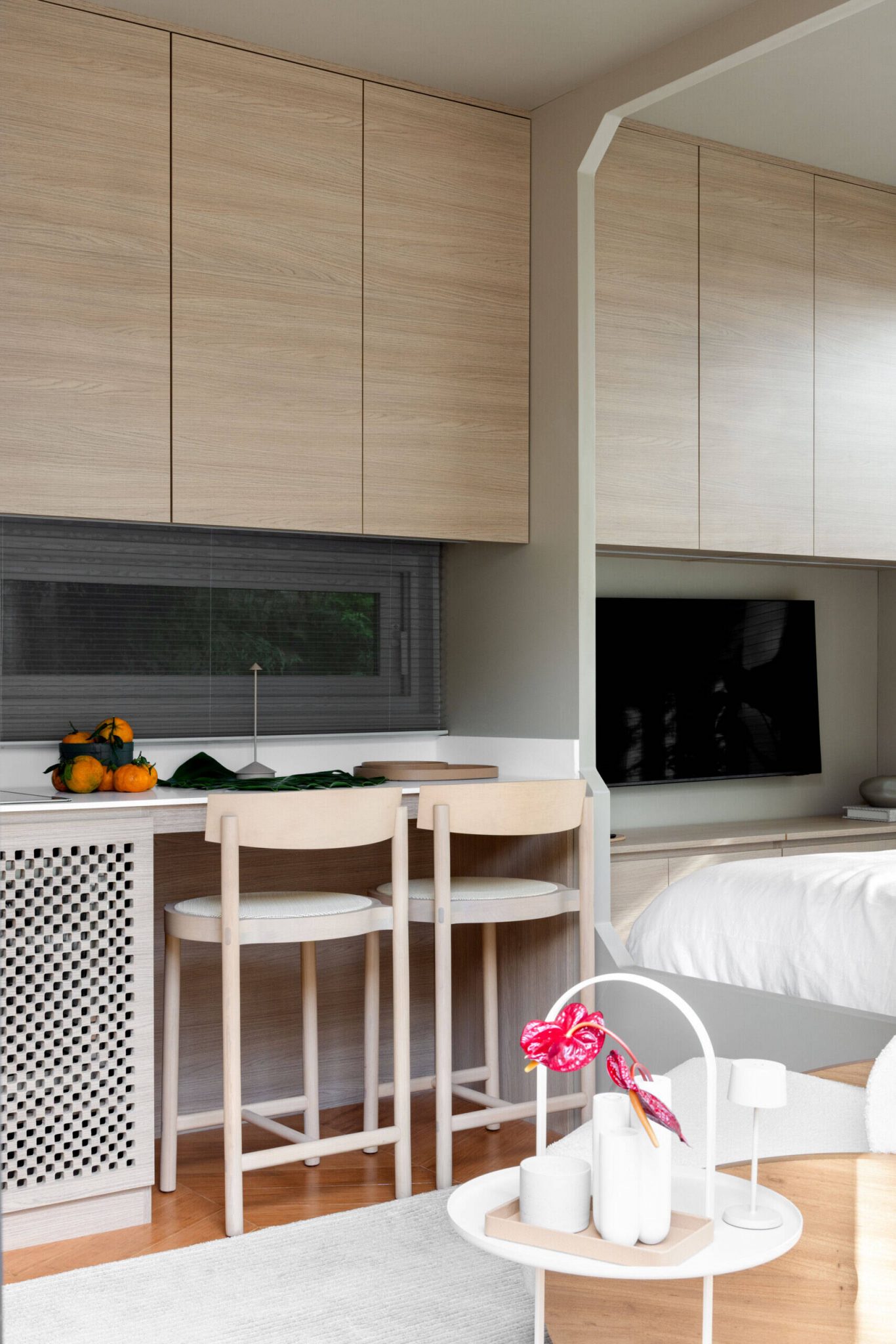 intérieur petite maison de 18m2 Nomadem