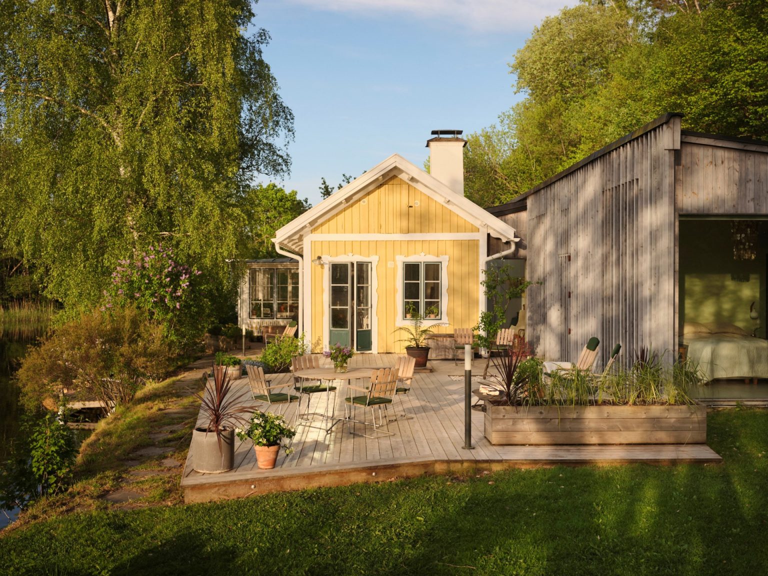 maison ancienne rénovée au bord de l'eau Nacka Suède