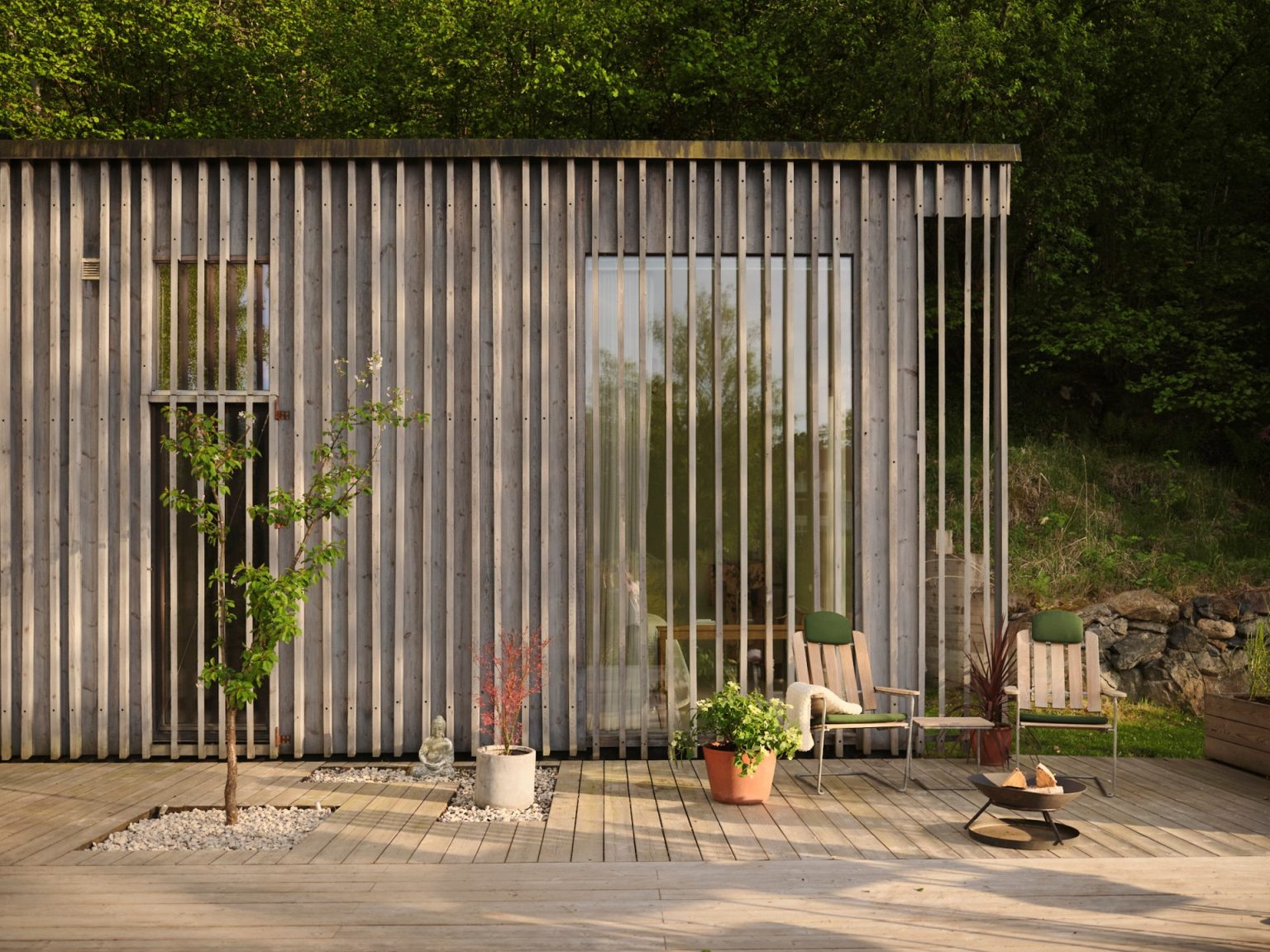 extension bois maison 