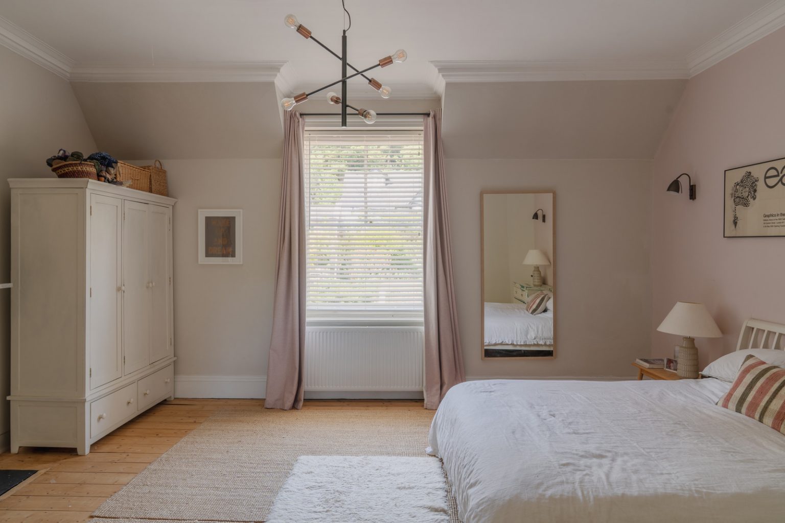 chambre style rustique anglais