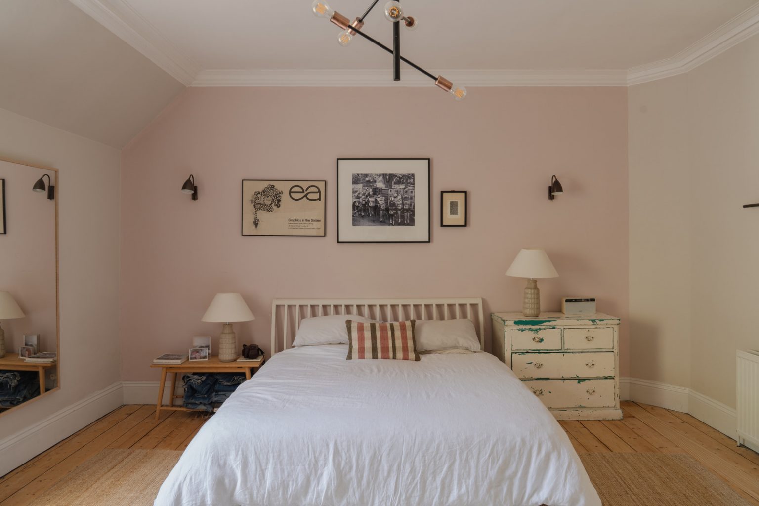 chambre style rustique anglais