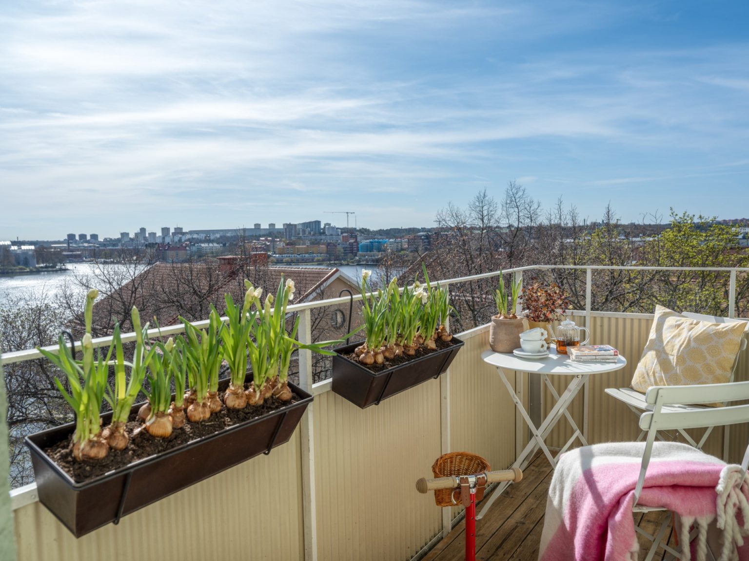 balcon vue lac