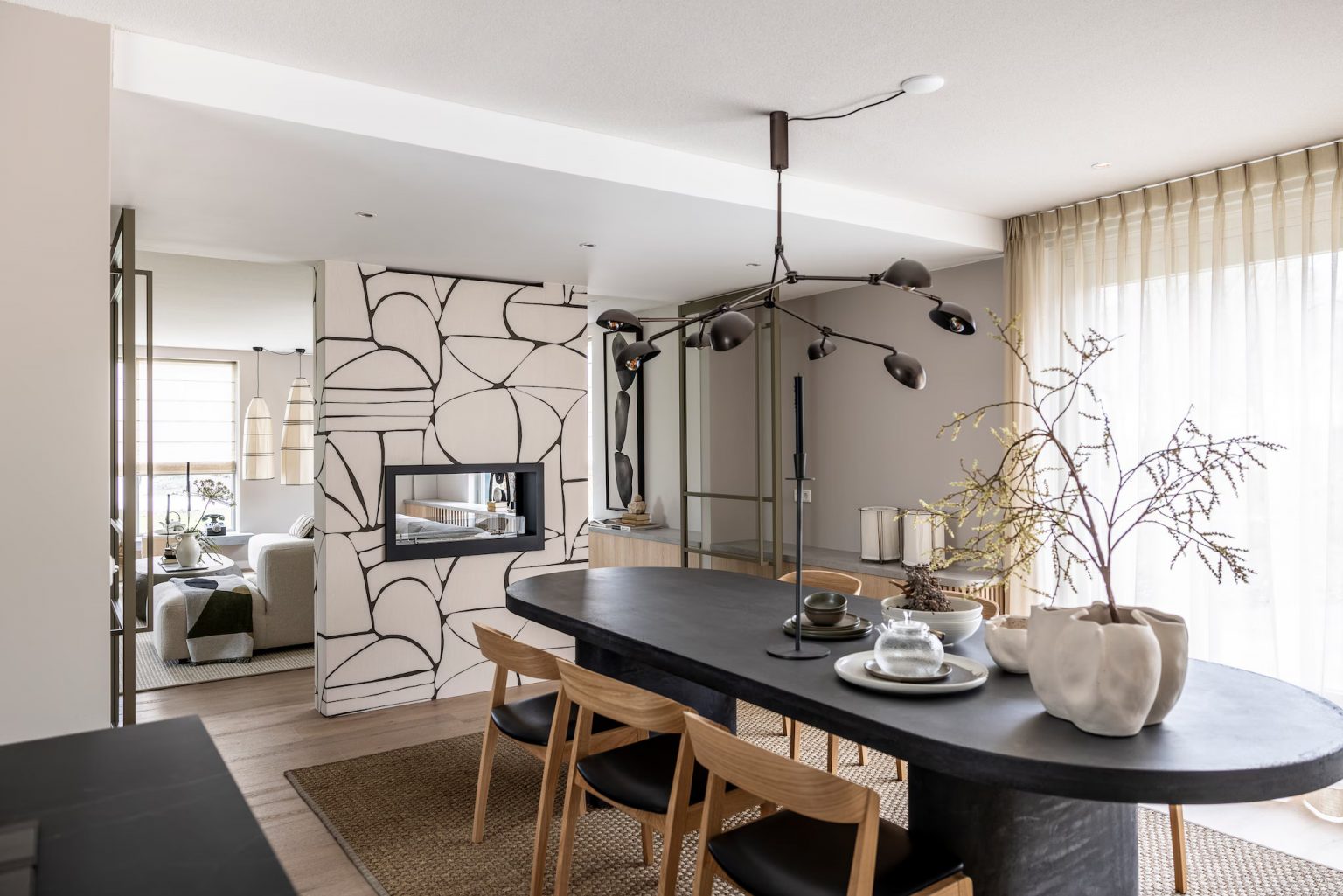 salle à manger décoration contemporaine