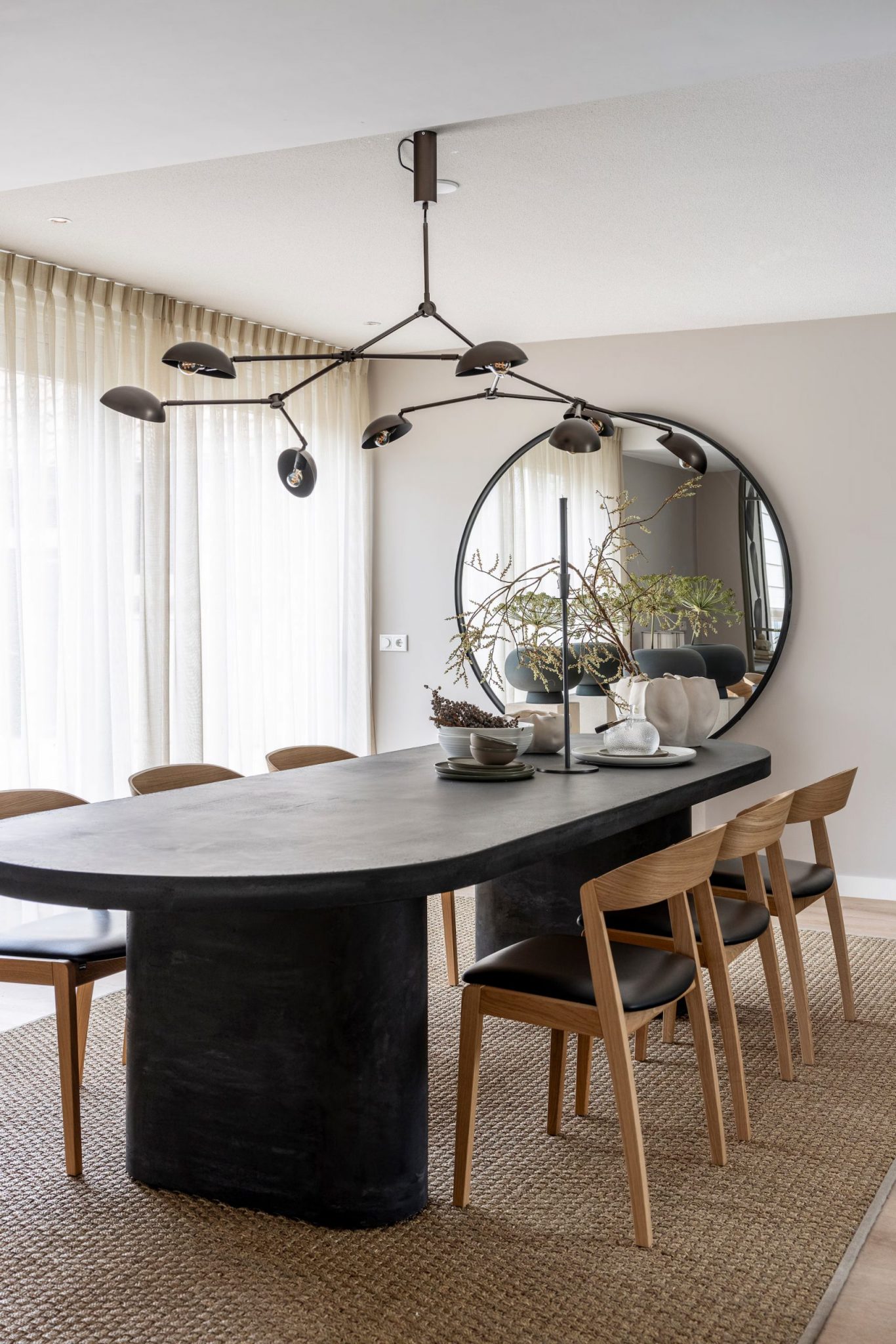 salle à manger décoration contemporaine