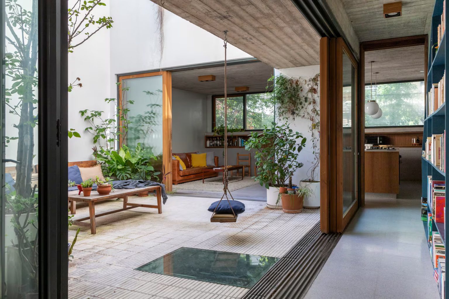 patio maison contemporaine