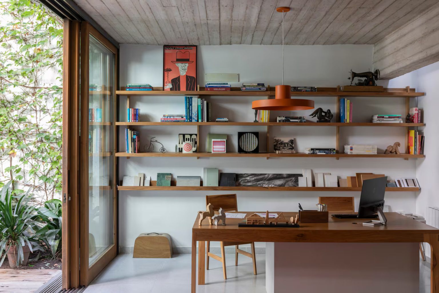 bureau maison de ville conçue par une architecte