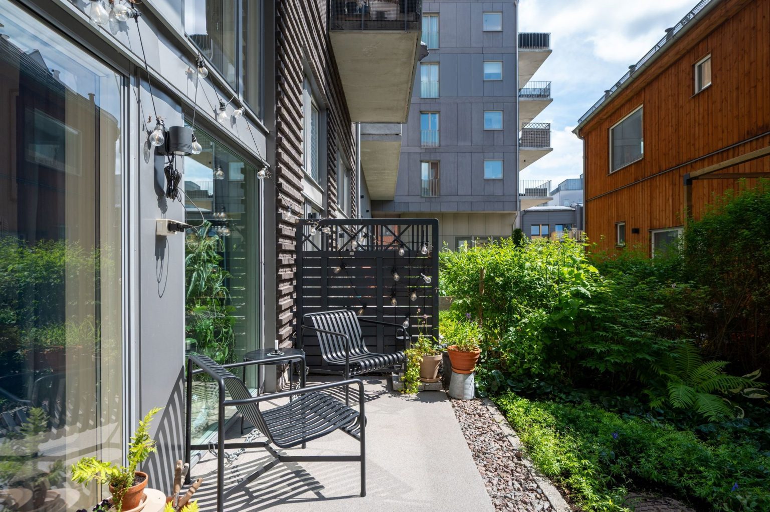 jardin pation appartement