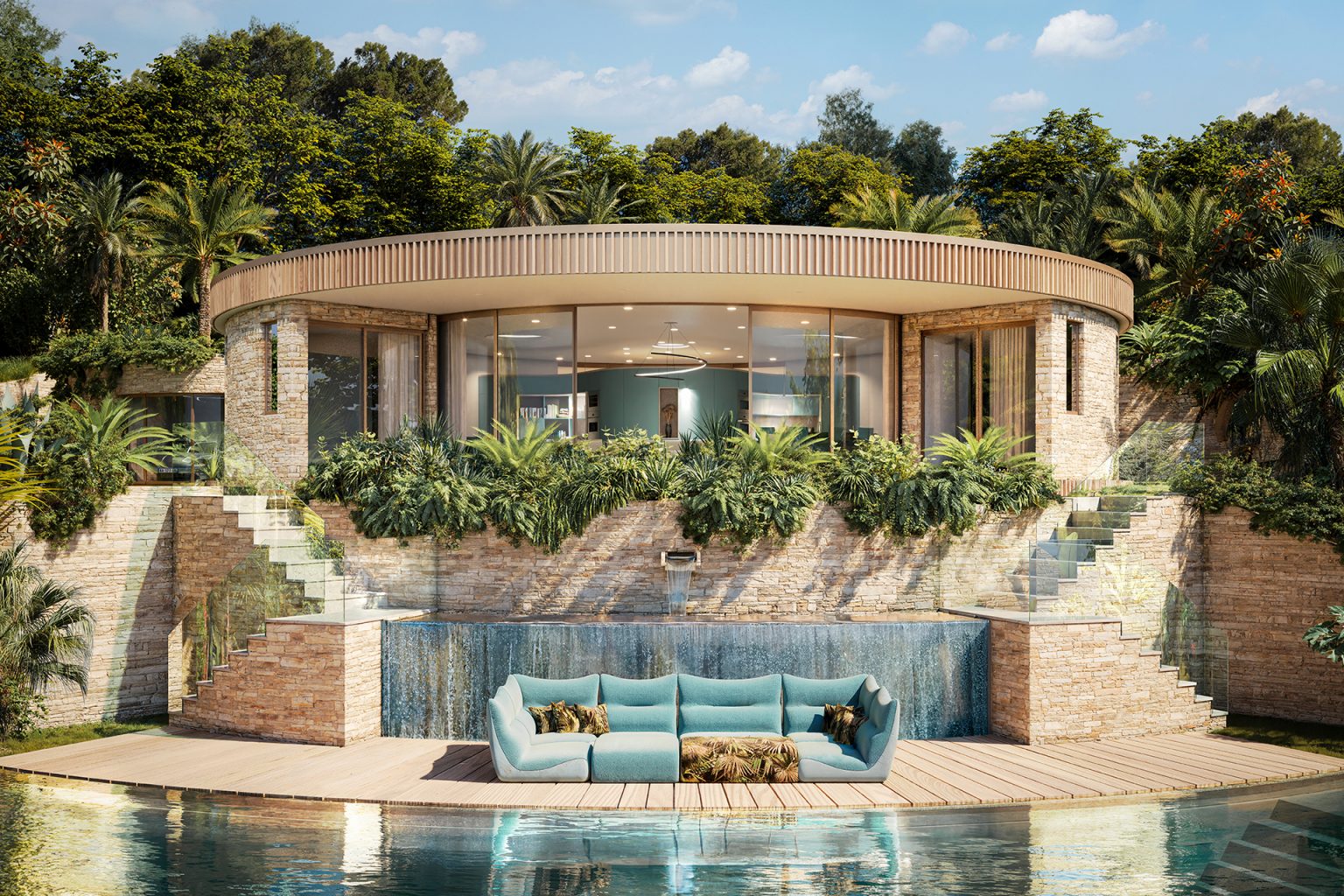 maison bioclimatique et circulaire CURV à Vence