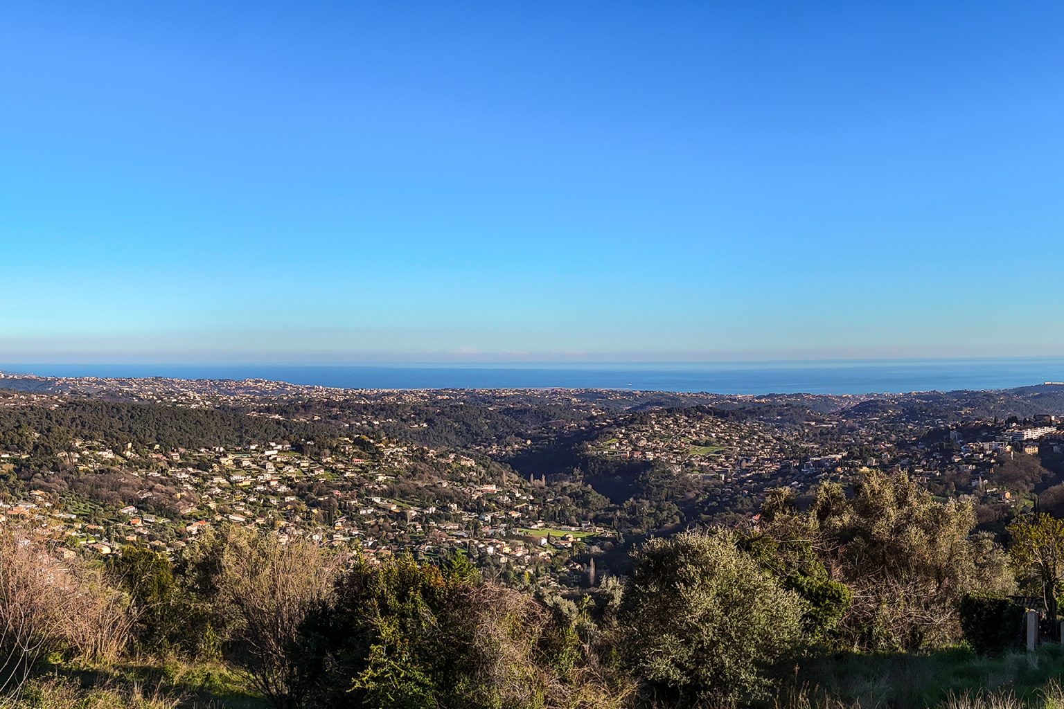 vue mer maison Méditerranée