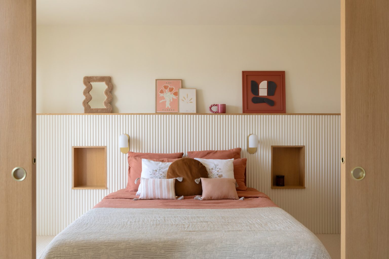chambre couleur terracotta déco été 2025 Crédit photo Maison Gabinel