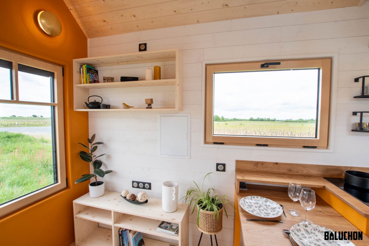 espace repas mini maison mobile