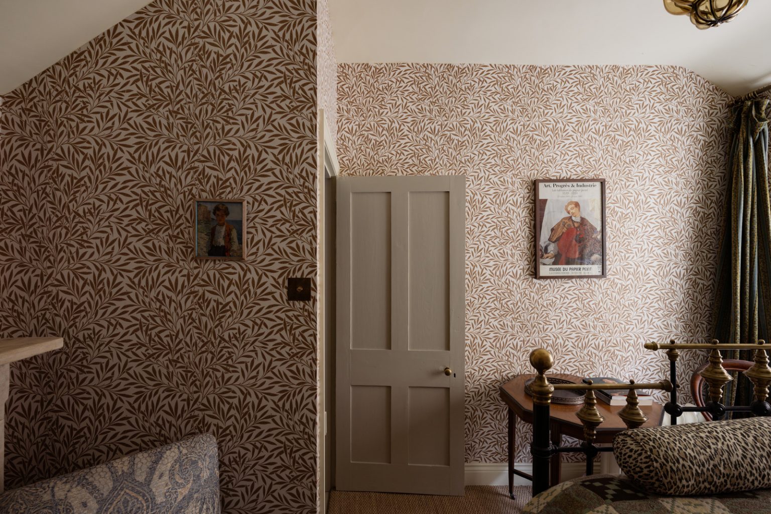 chambre décoration campagne chic maison anglaise