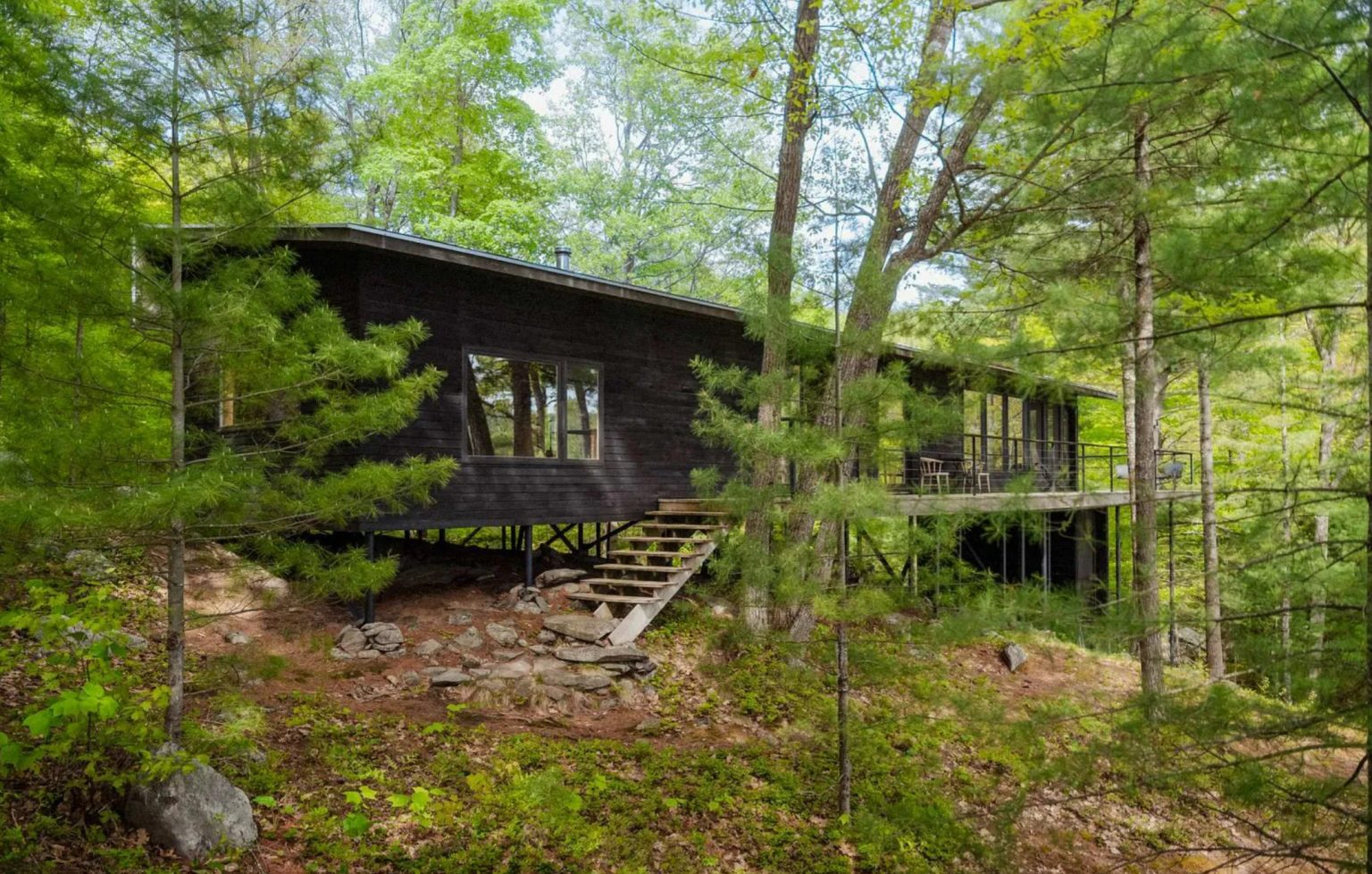 maison en bois hors réseaux