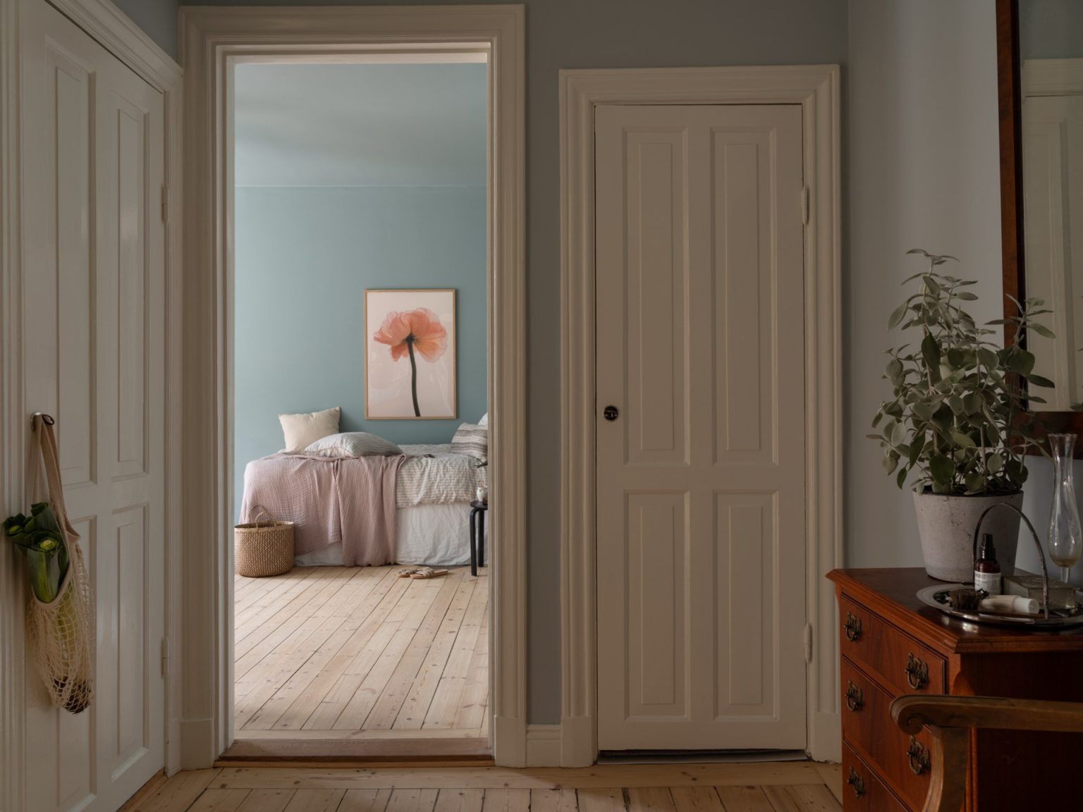 entrée studio 41m2 décoration vintage