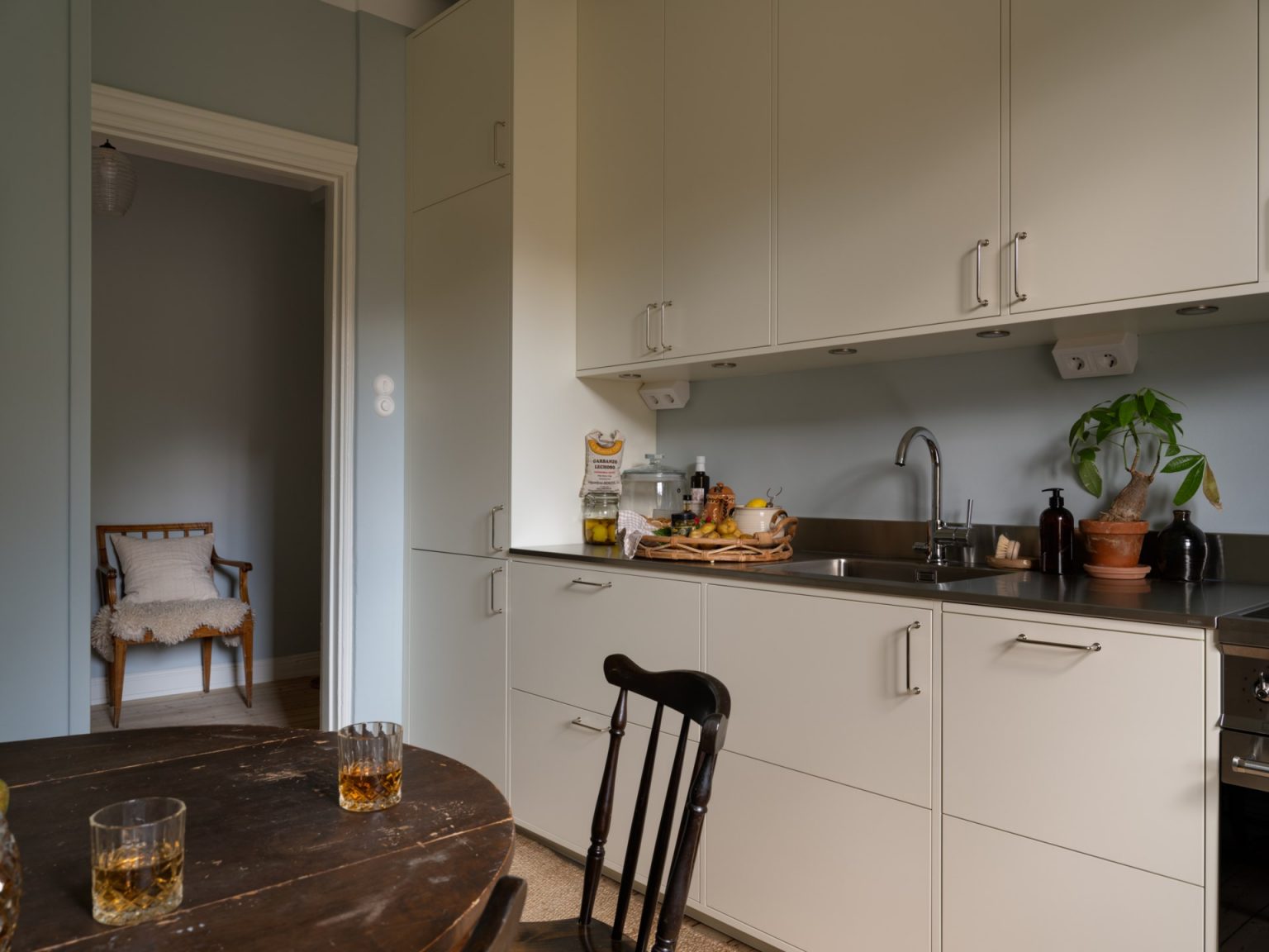 cuisine design beige