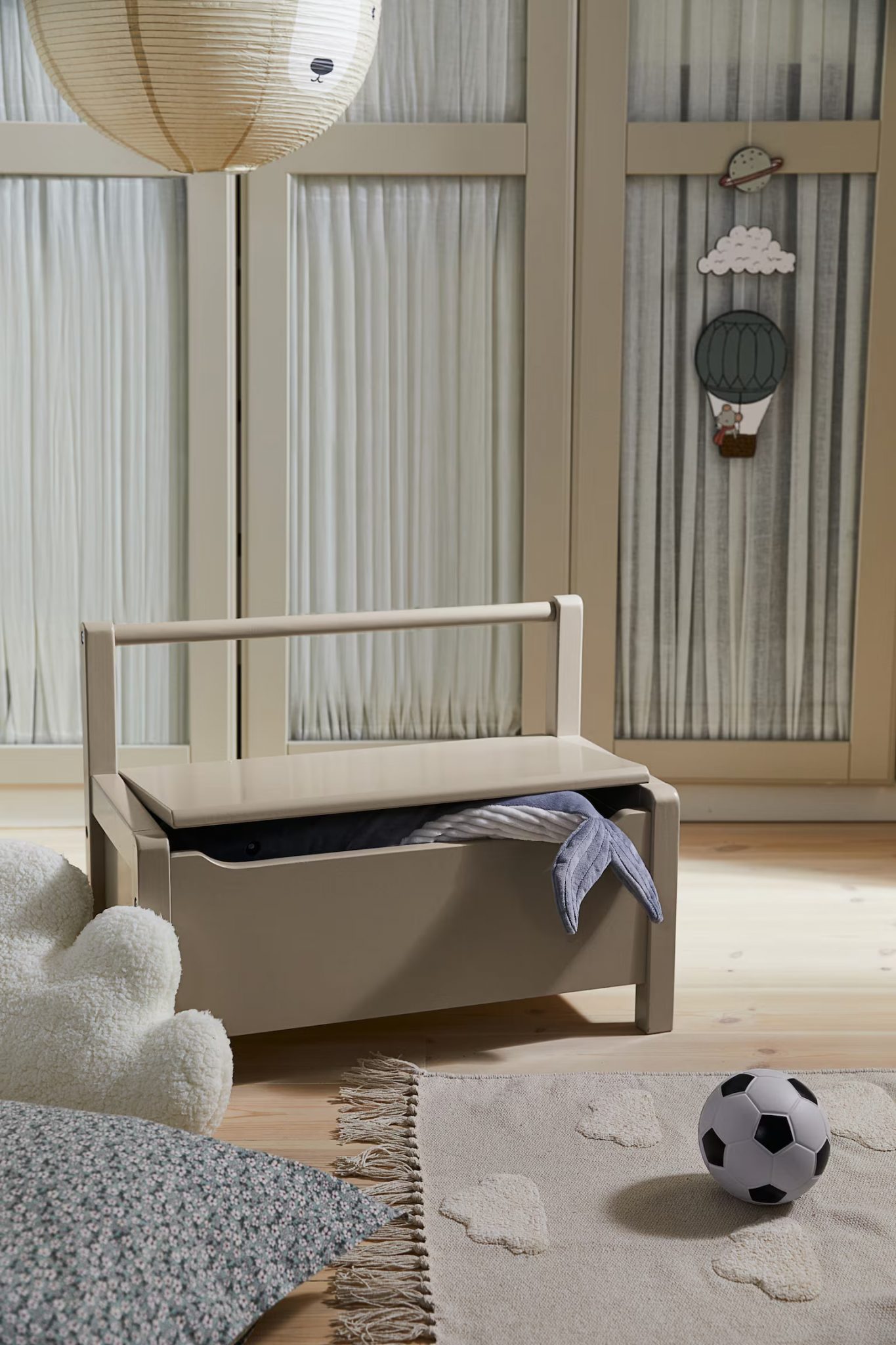 coffre jouet LEGO et H&M Home