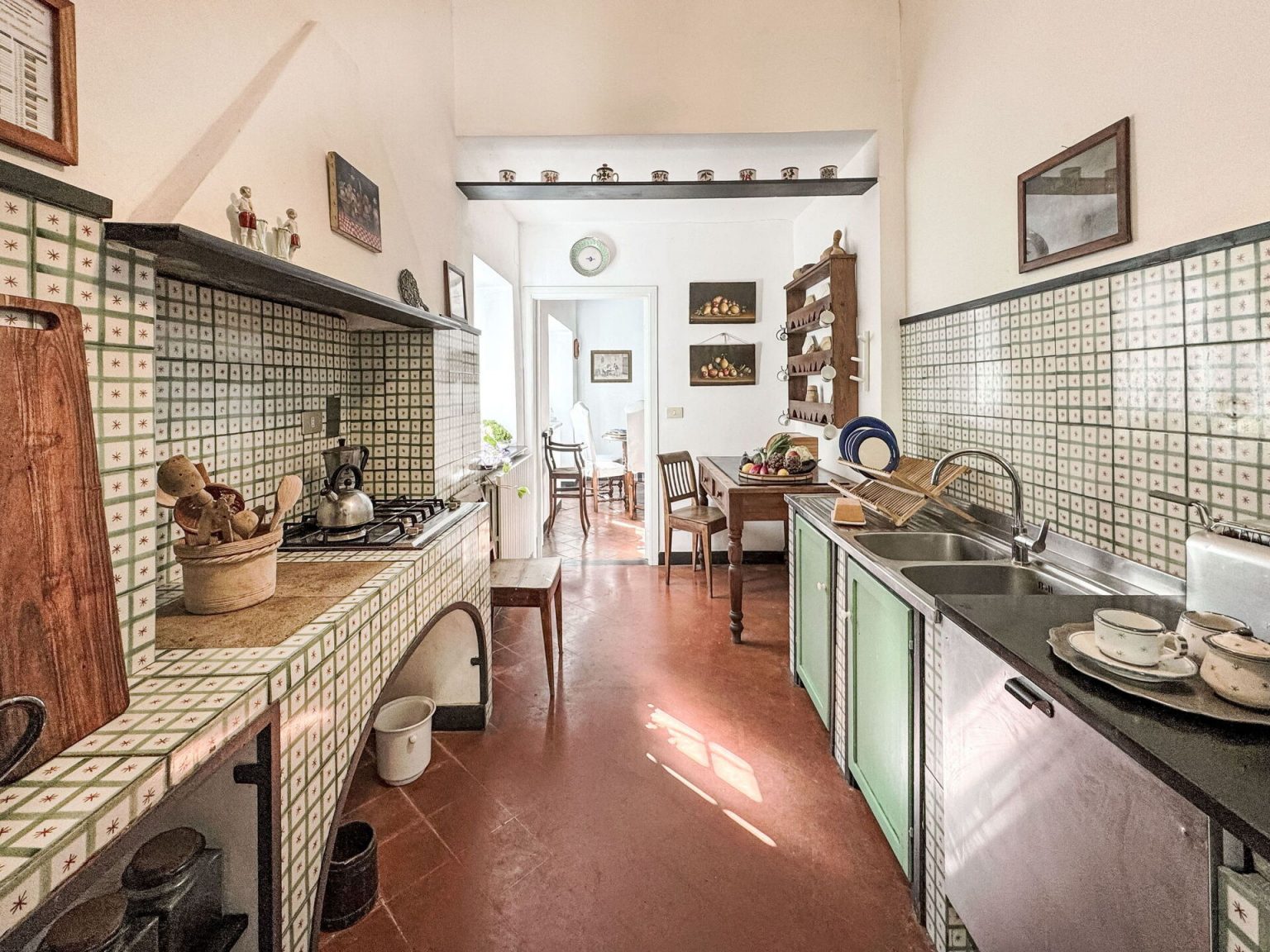 cuisine maison Italie décoration rustique et vintage