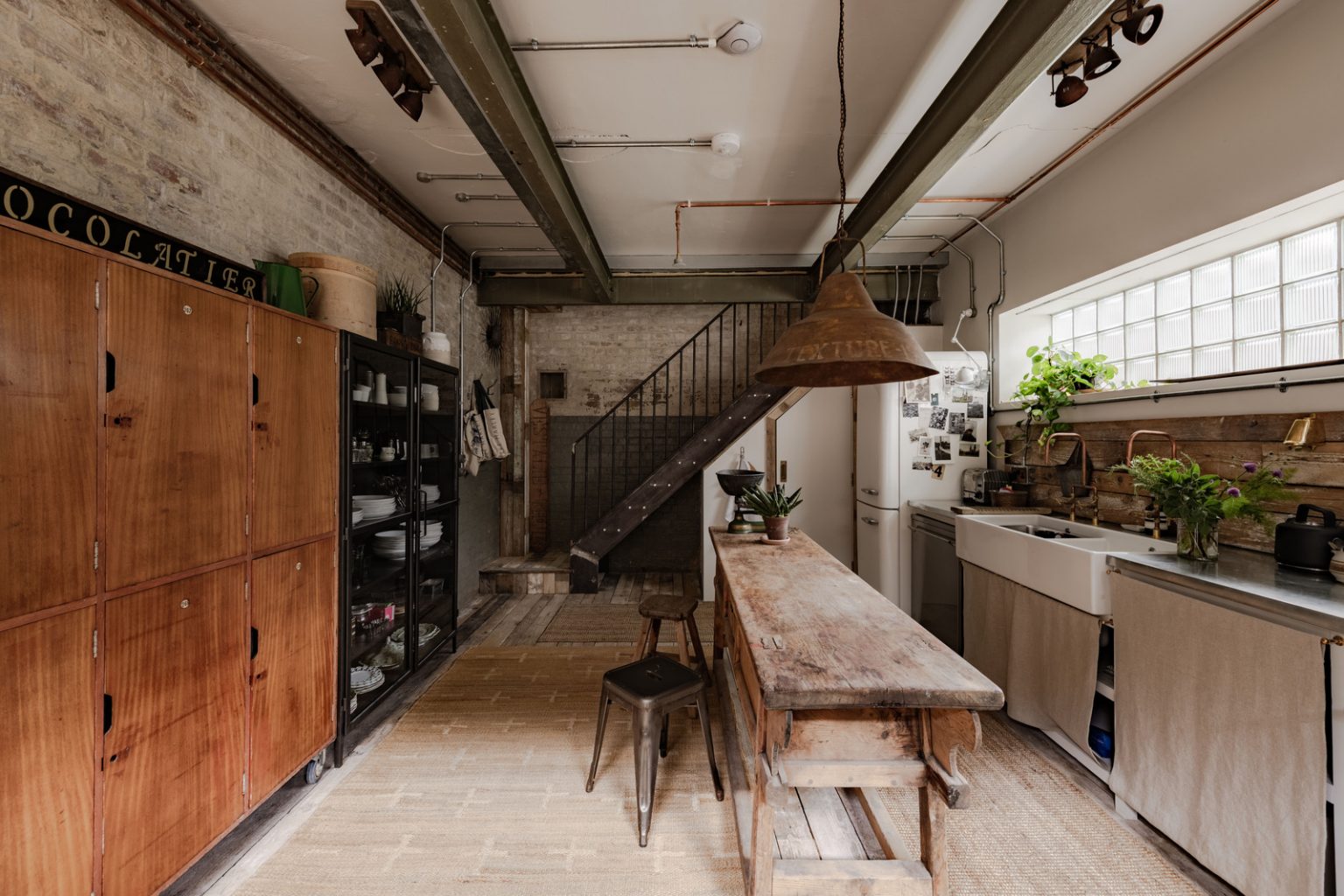 cuisine maison loft décoration vintage