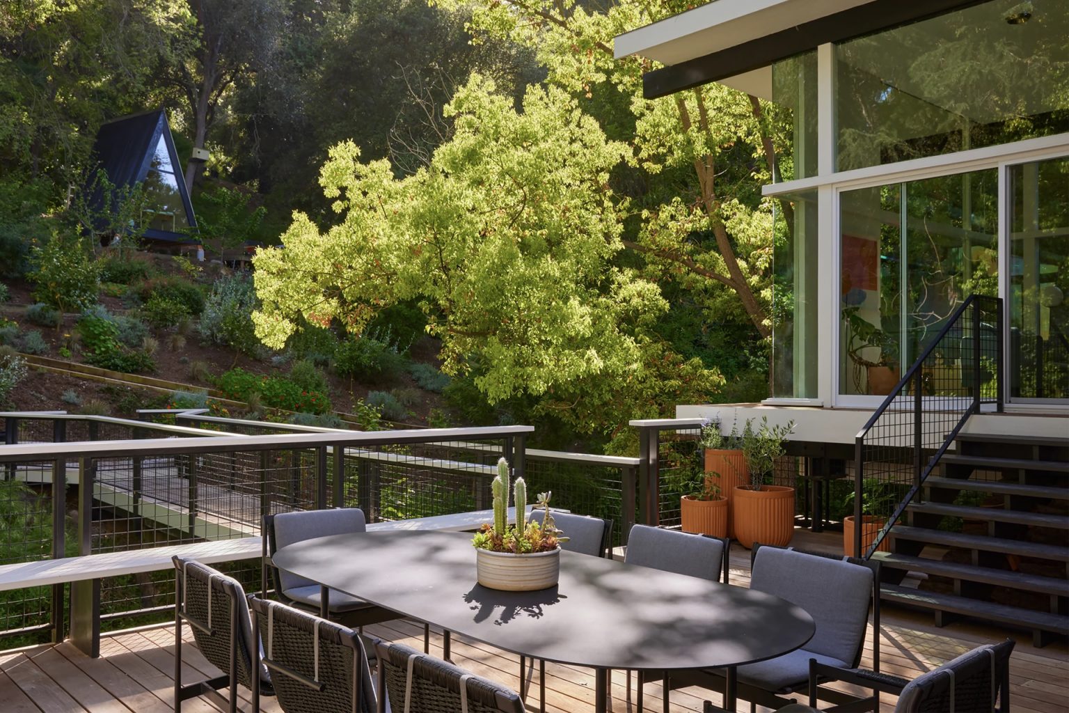terrasse maison Pasadena Puelicher House
