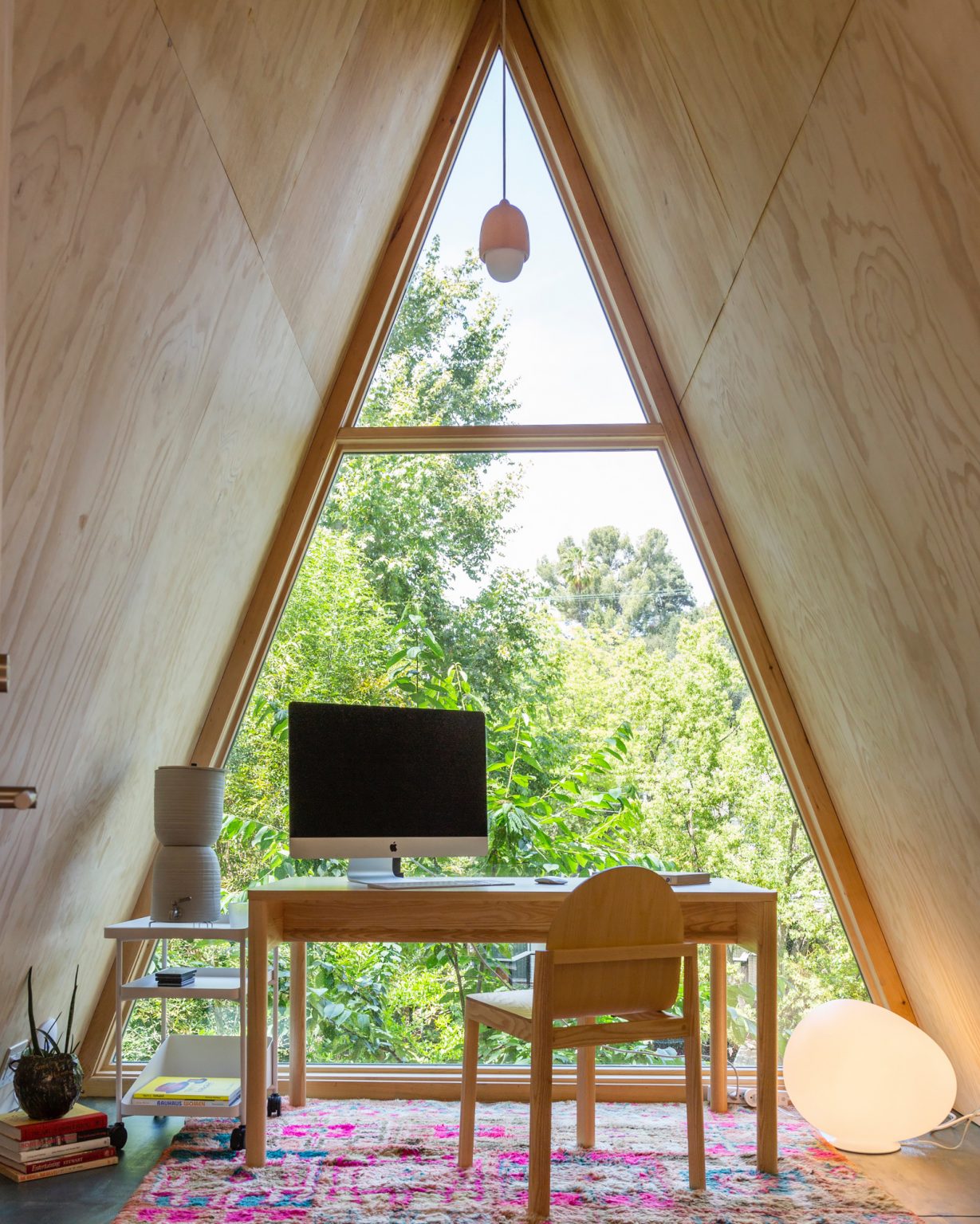 petite maison A Frame pour bureau maison Pasadena Puelicher House
