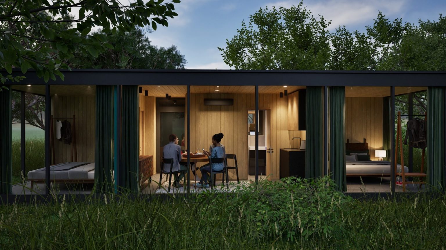 petite maison miroir de 41m2 par ÖÖD