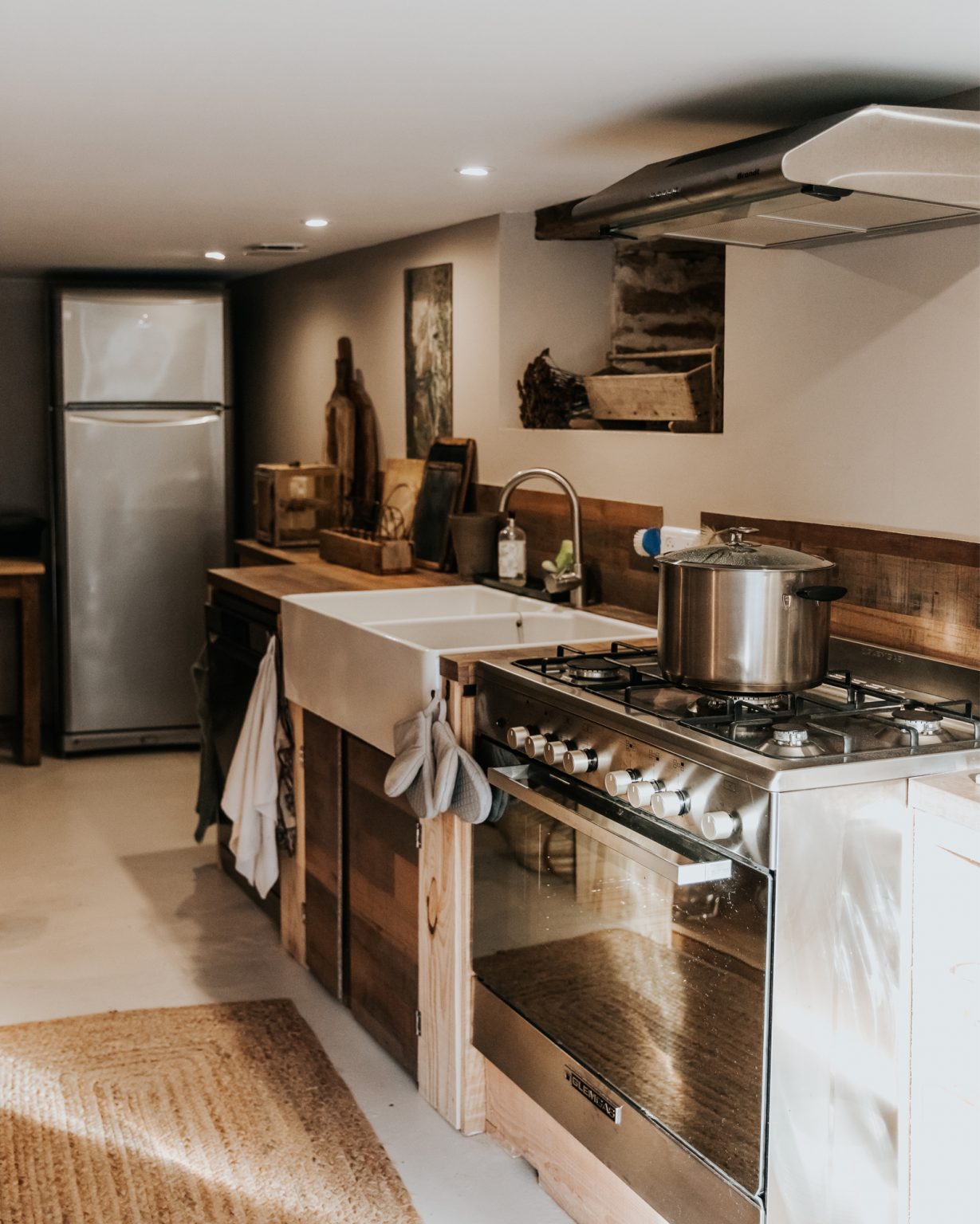 cuisine maison de campagne en pierres la Petite Grange des Vignes Dordogne