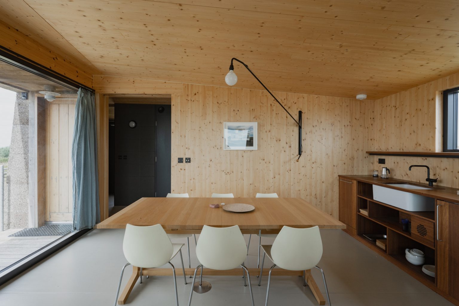 salle à manger et cuisine maison en bois Redshank