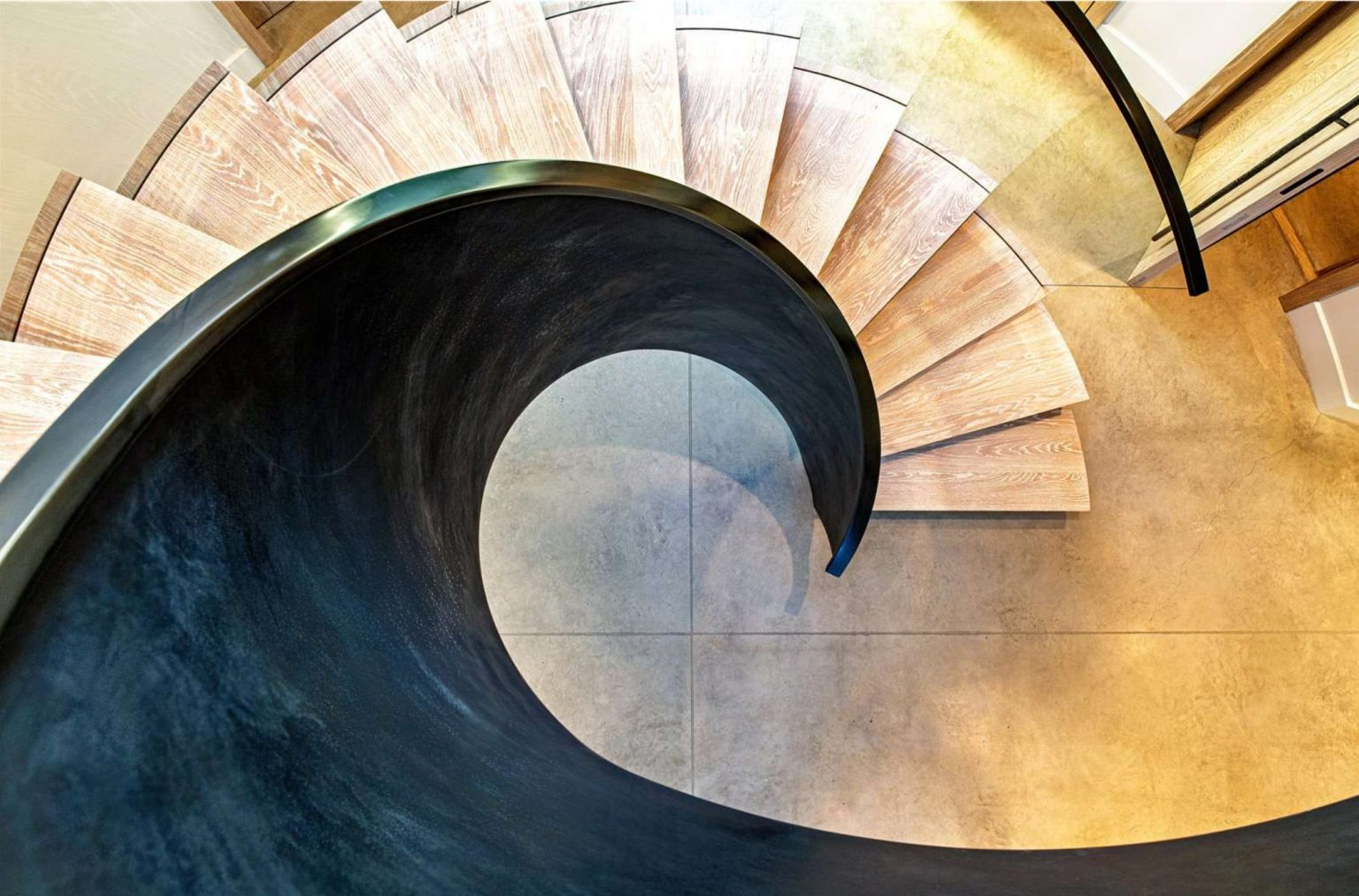escalier sculptural et design Bisca