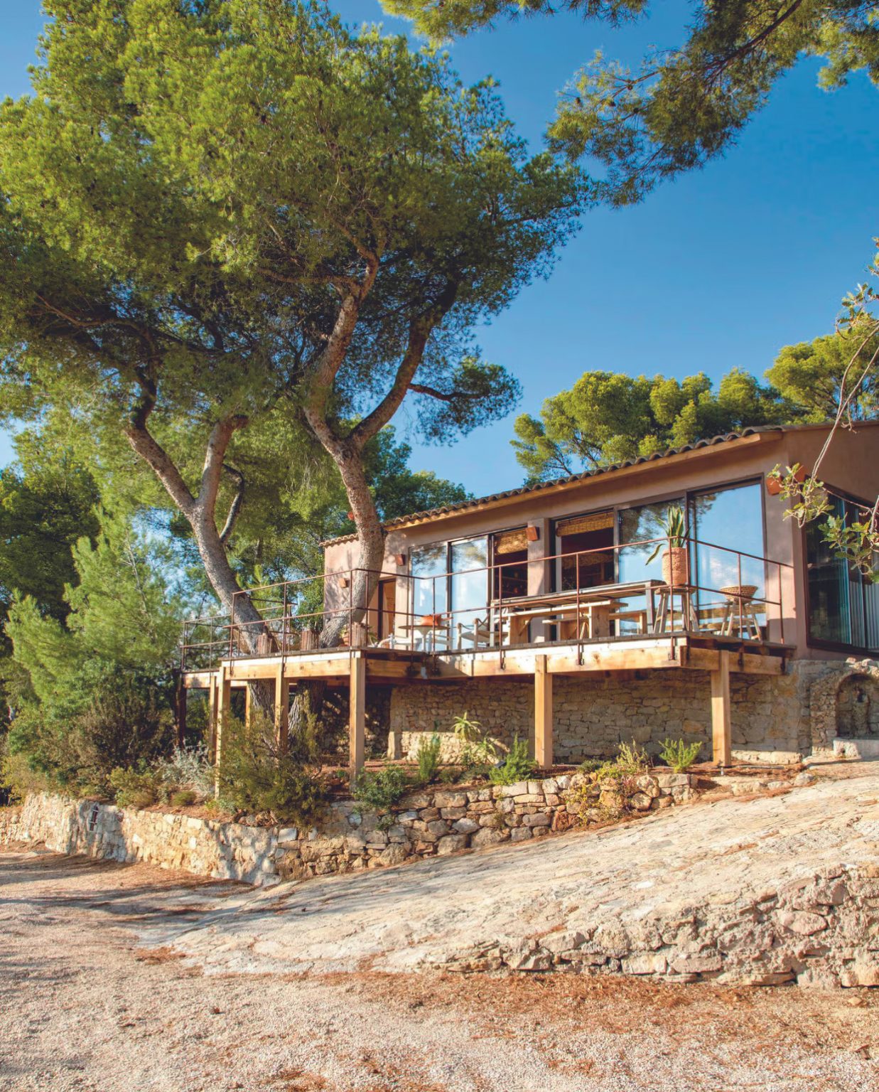maison côte d'azur Bandol décoration contemporaine vue mer