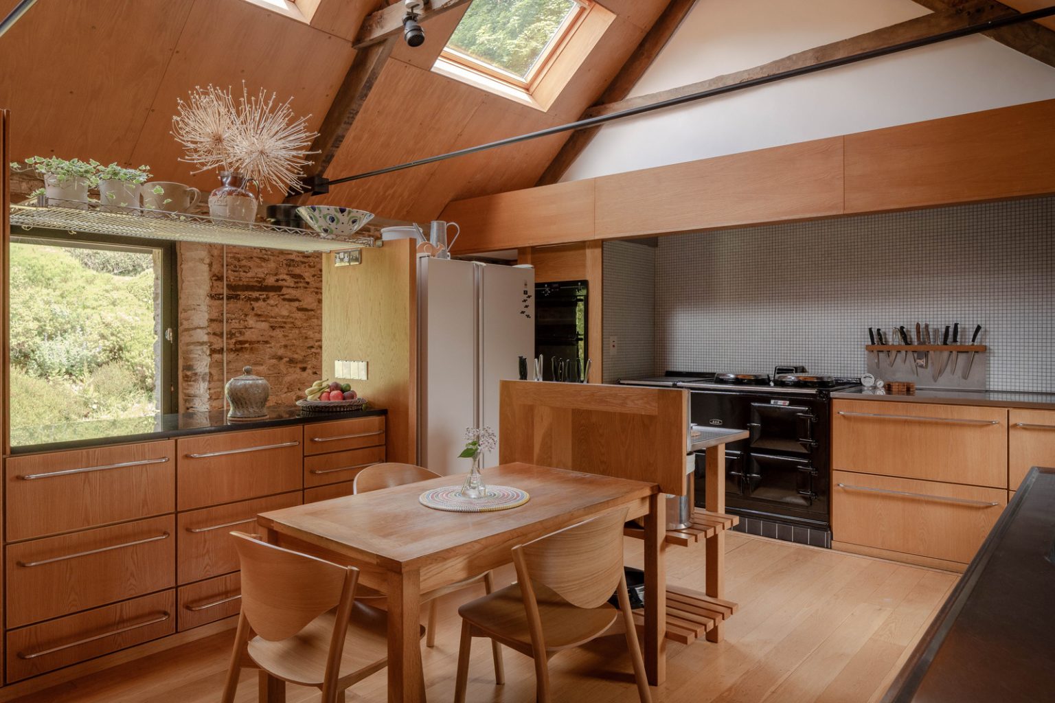cuisine maison ancienne rénovée dans la campagne anglaise