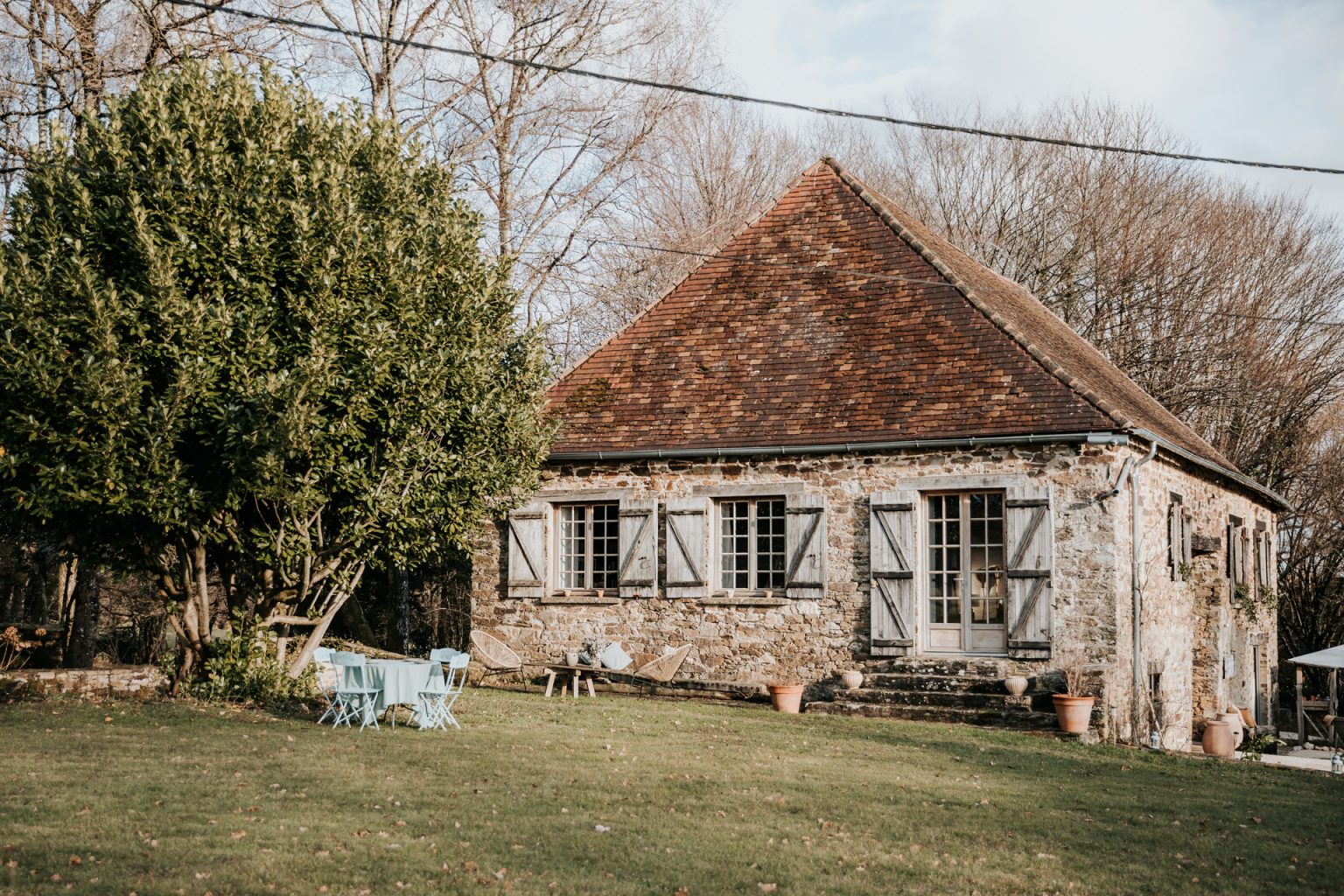 maison de campagne en pierres la Petite Grange des Vignes Dordogne
